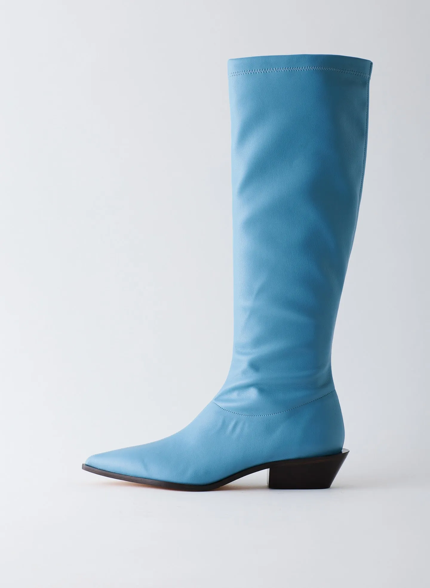 Bronson Faux Nappa Stretch Boot - Narrow Calf sold by Tibi