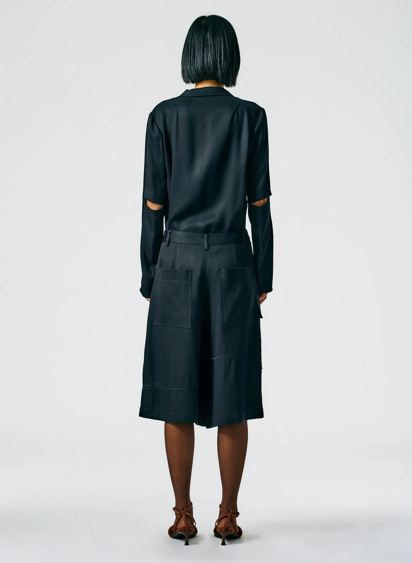 Eco Acetate Viscose Shirt Jacket sold by Tibi product image thumbnail 4