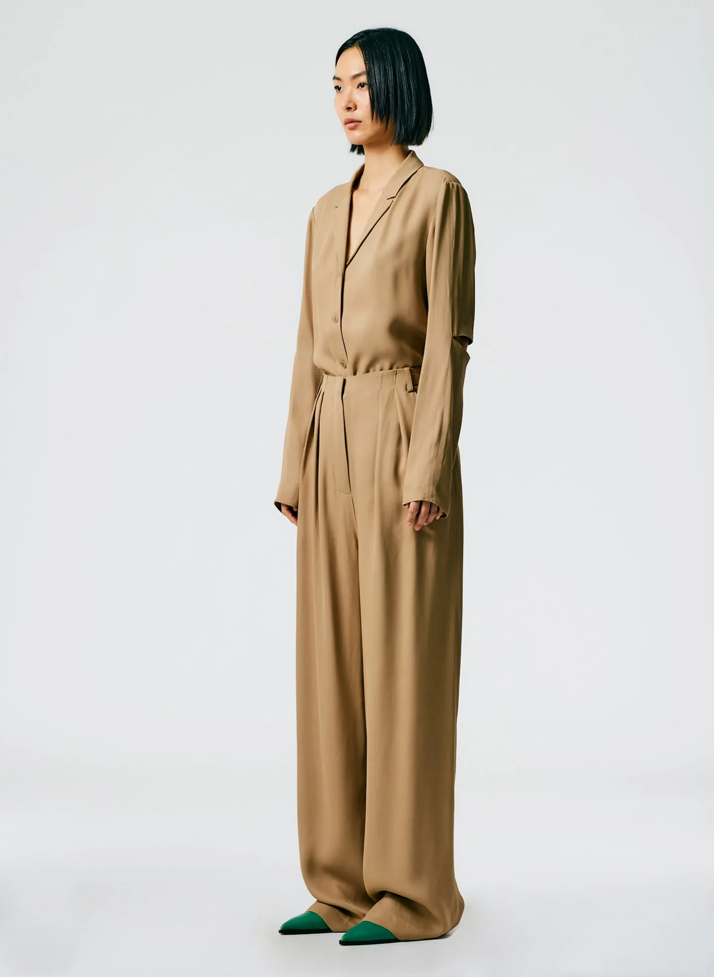 Eco Acetate Viscose Lauren Trouser sold by Tibi product image thumbnail 3