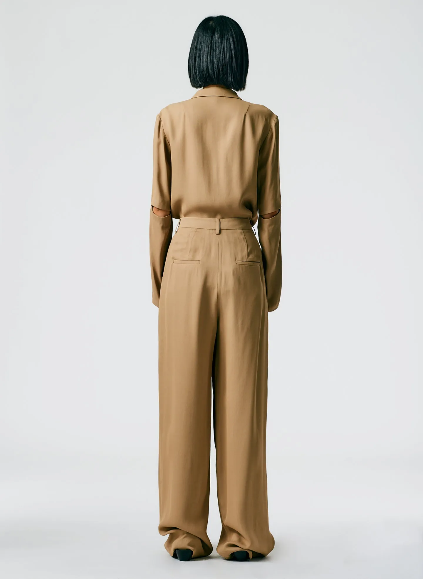 Eco Acetate Viscose Lauren Trouser sold by Tibi product image thumbnail 4