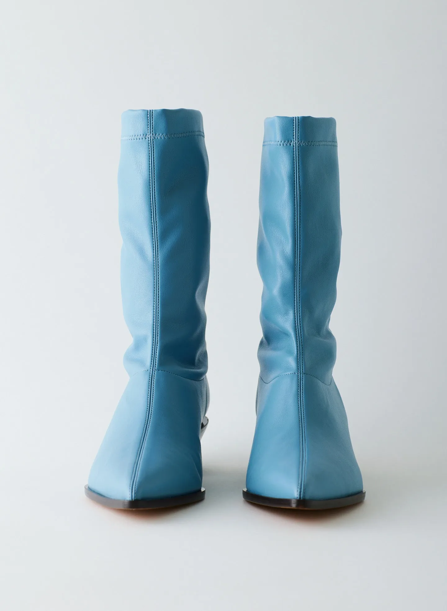 Leo Faux Nappa Stretch Low Boot sold by Tibi product image thumbnail 4