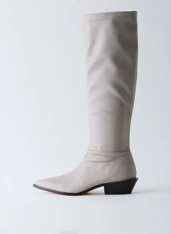 Bronson Faux Nappa Stretch Boot - Regular Calf made by Tibi