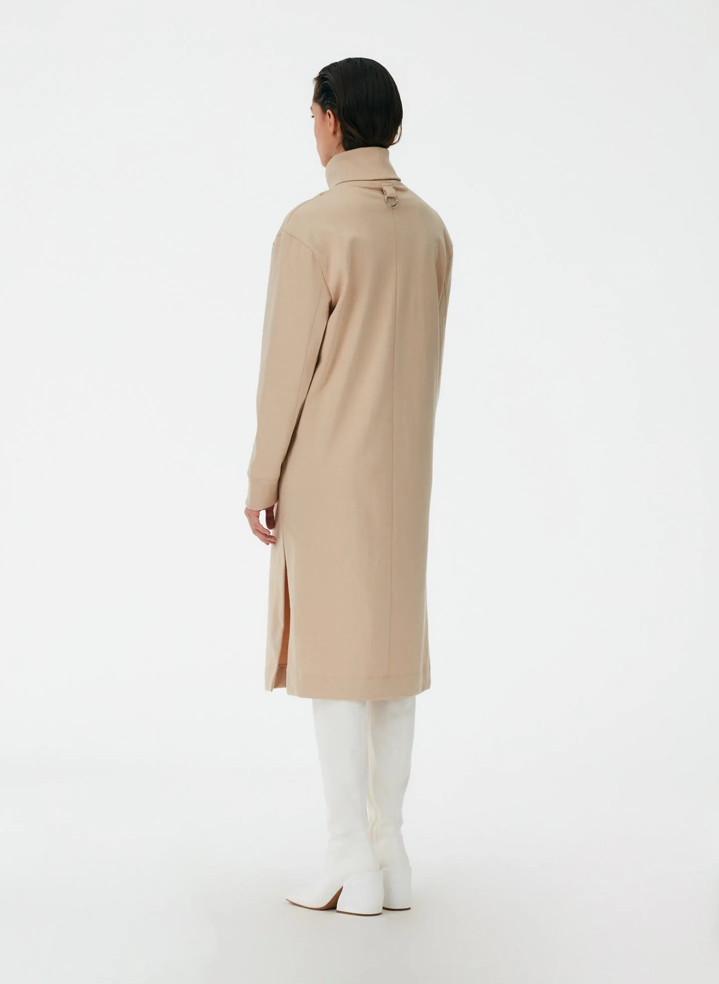 Punto Milano Turtleneck T-Shirt Dress sold by Tibi product image thumbnail 5