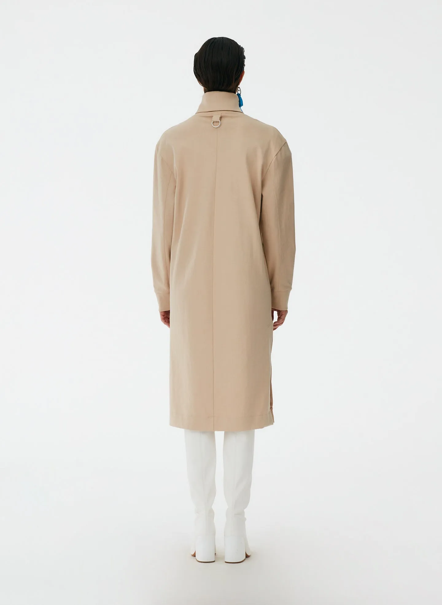 Punto Milano Turtleneck T-Shirt Dress sold by Tibi product image thumbnail 4