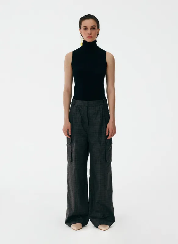 Menswear Tech Poly Cargo Pant made by Tibi