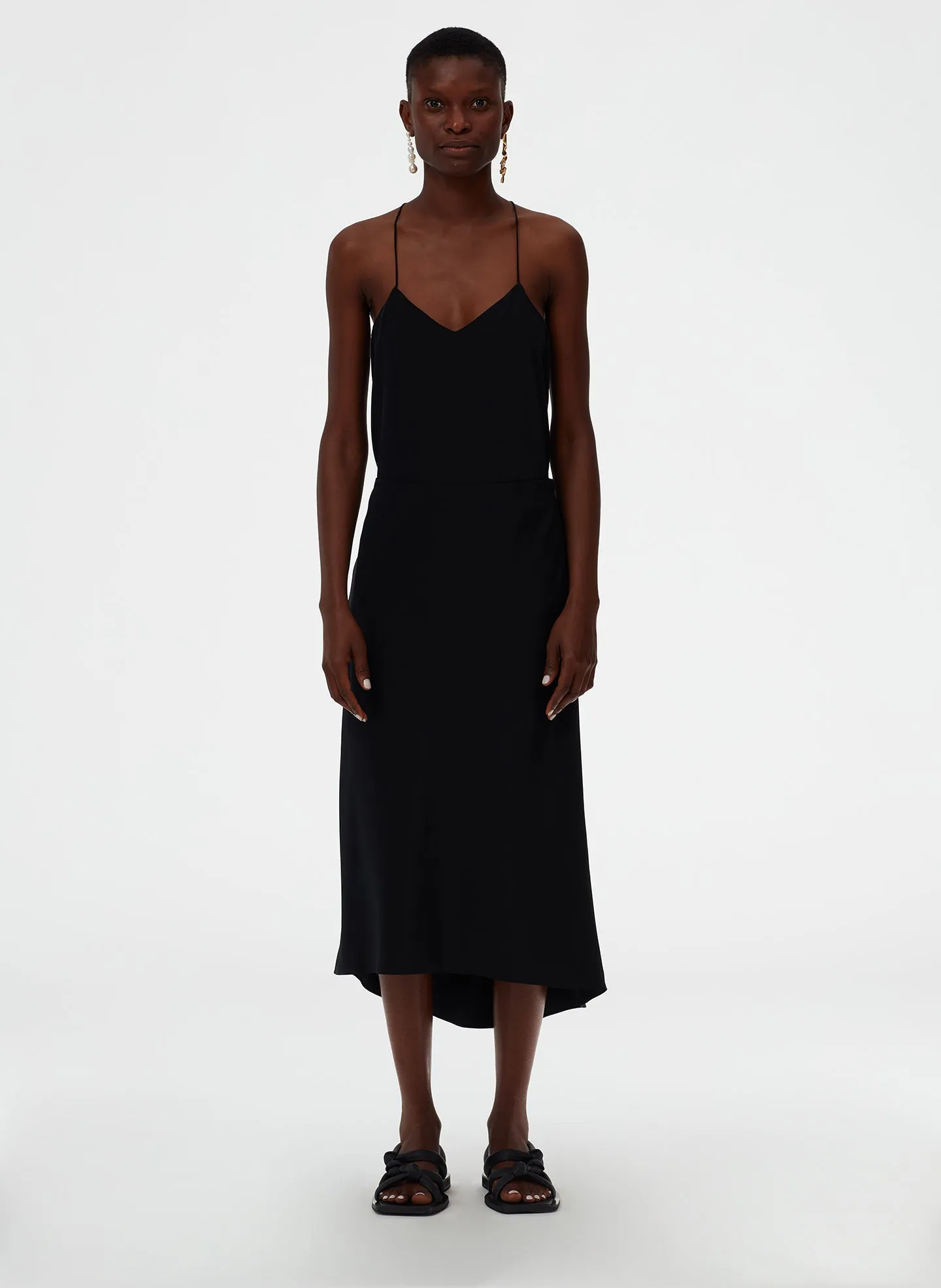 Eco Silk Bias Skirt sold by Tibi