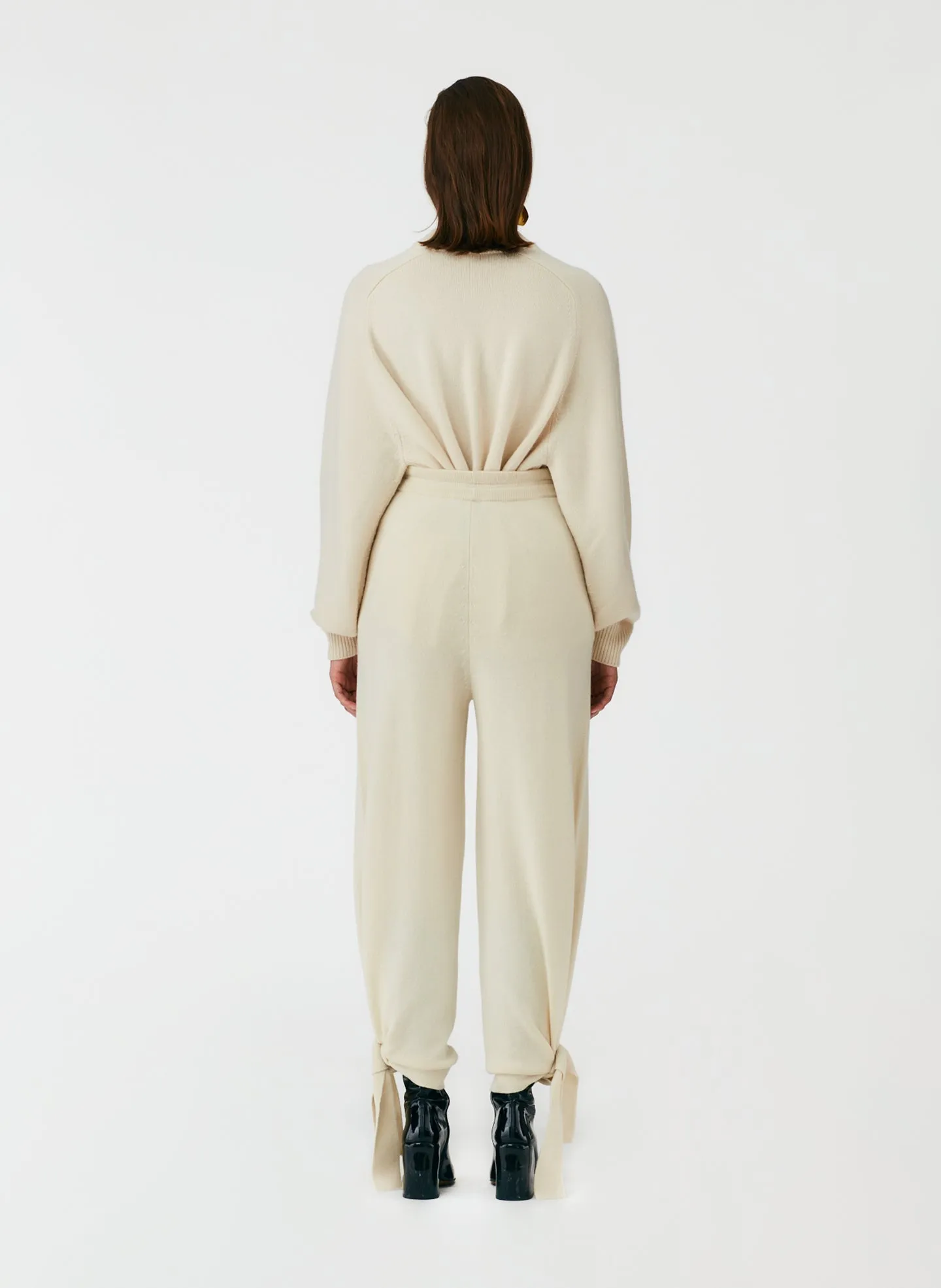 Cashmere Tie Lounge Sweatpants sold by Tibi product image thumbnail 4