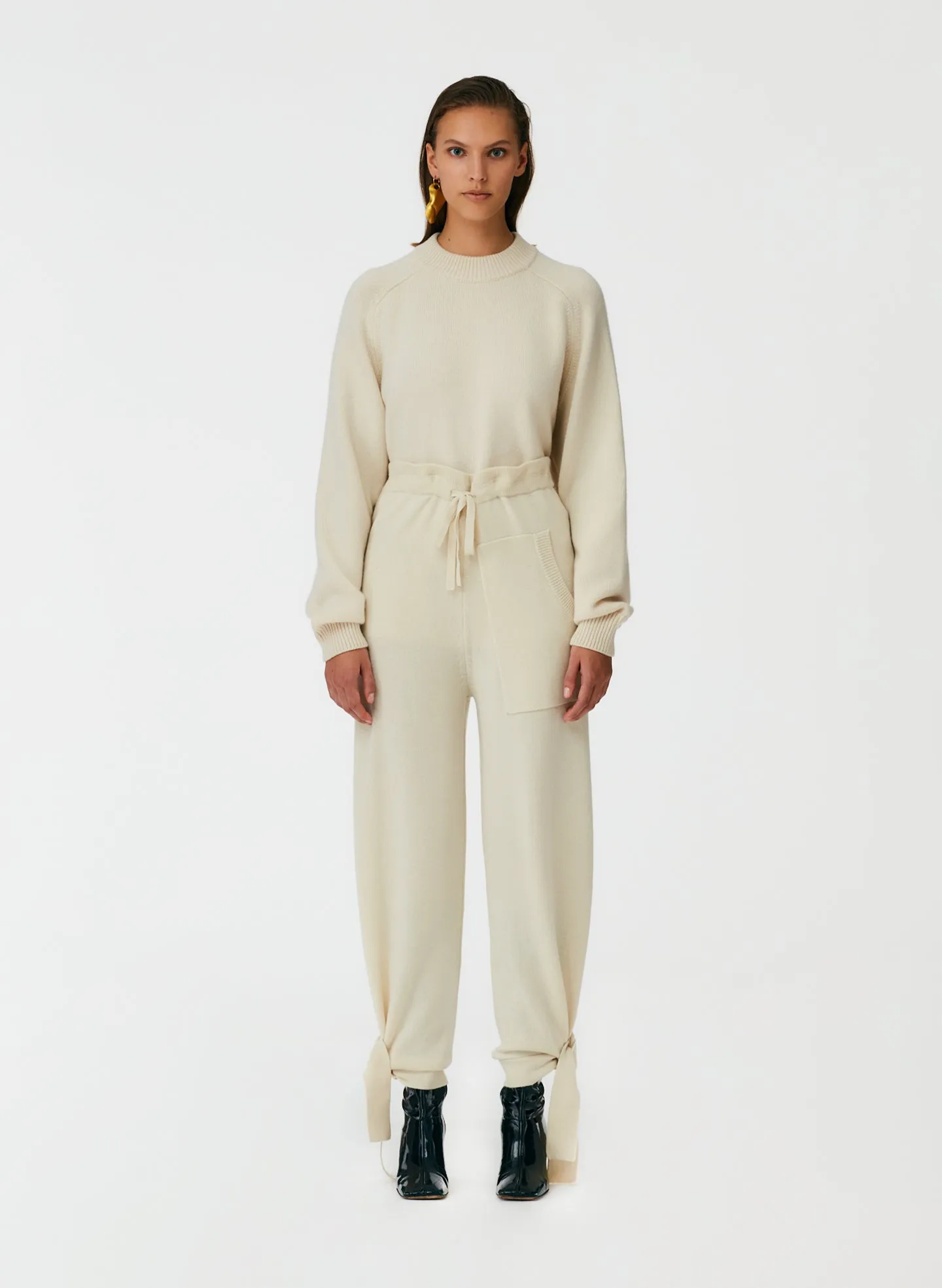Cashmere Tie Lounge Sweatpants sold by Tibi product image thumbnail 2