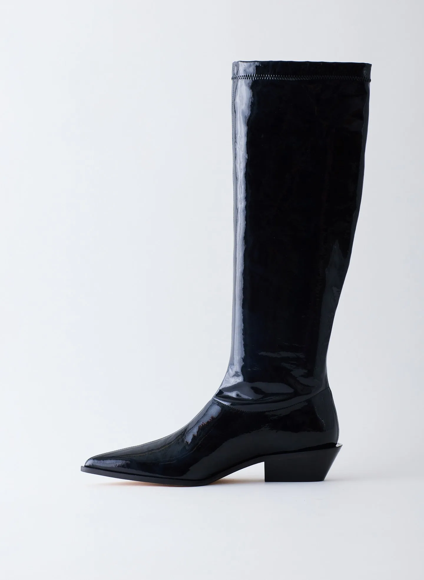 Bronson Faux Patent Leather Boot - Regular Calf sold by Tibi product image thumbnail 3