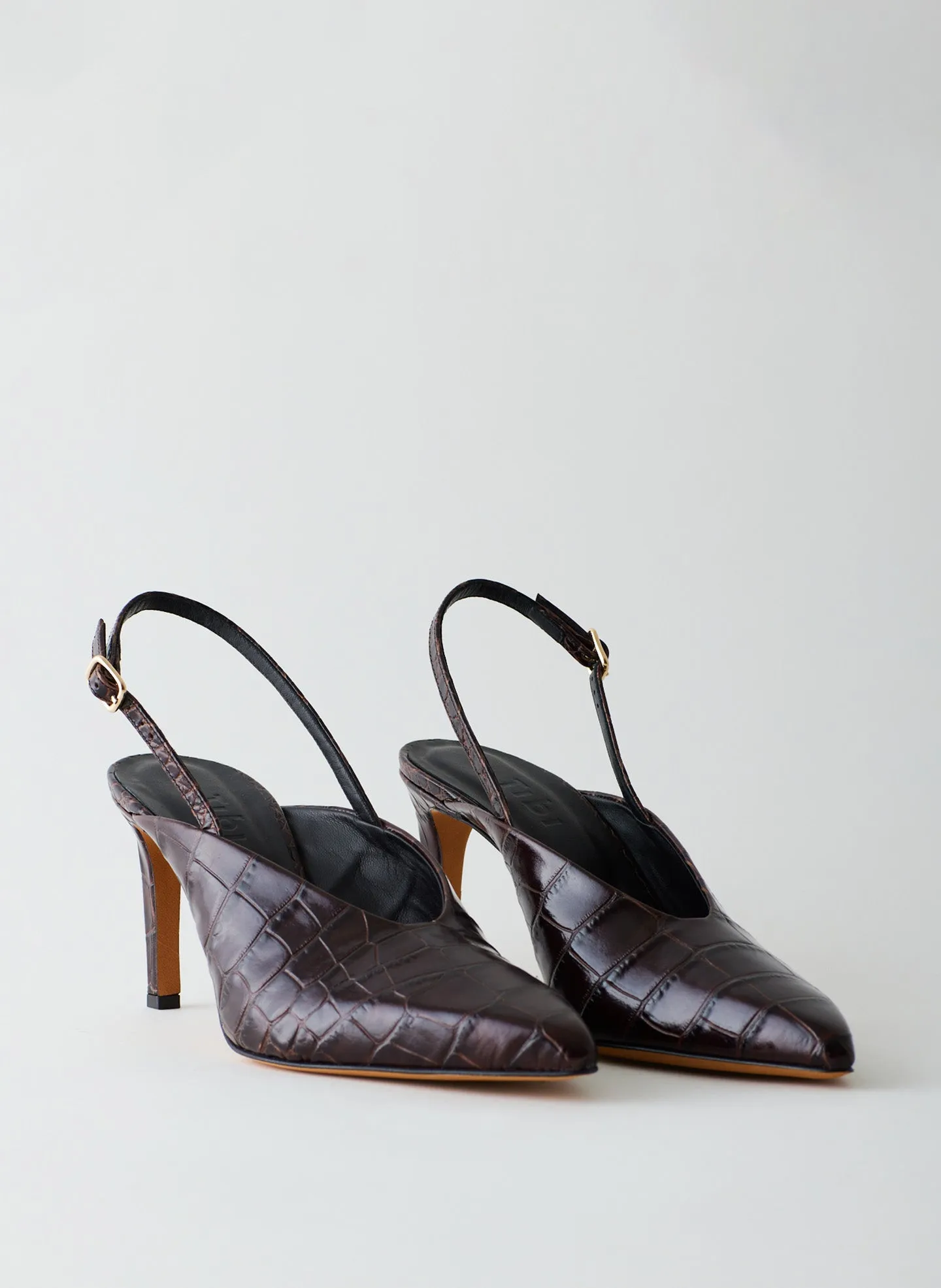 Neve Croc Slingback Pump sold by Tibi product image thumbnail 5
