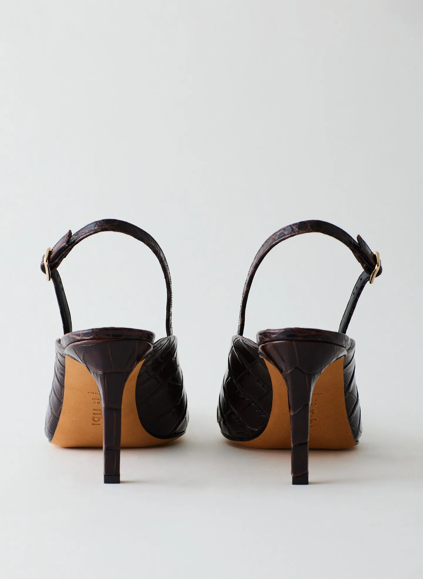 Neve Croc Slingback Pump sold by Tibi product image thumbnail 4