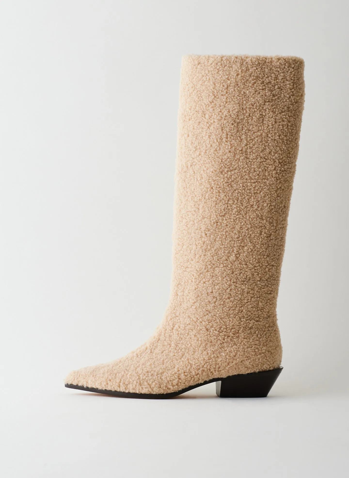 Lola Short Faux Fur Boot sold by Tibi