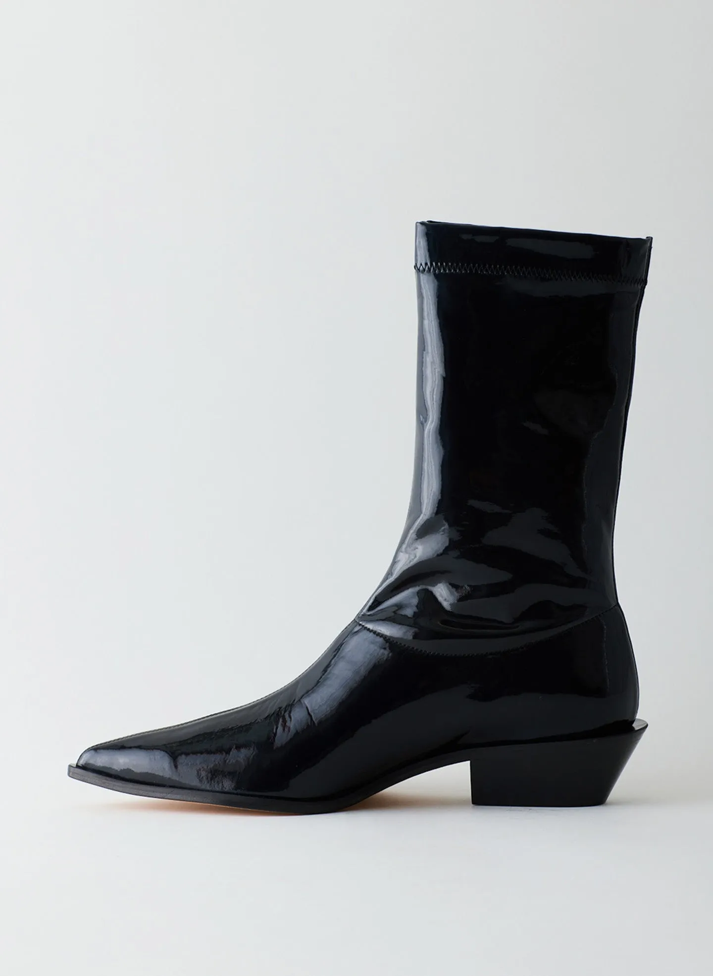 Leo Patent Leather Low Boot sold by Tibi product image thumbnail 3