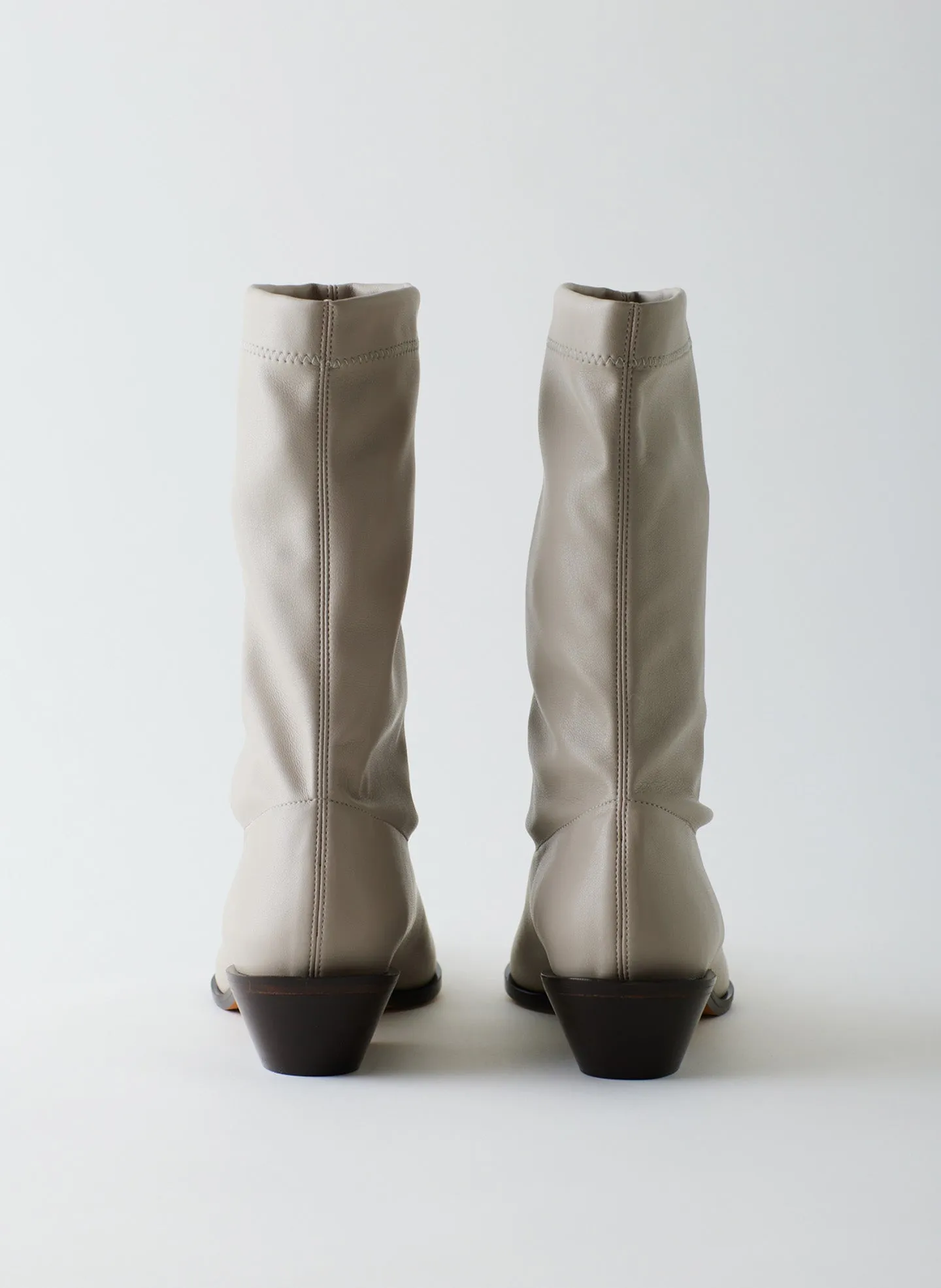 Leo Faux Nappa Stretch Low Boot sold by Tibi product image thumbnail 4