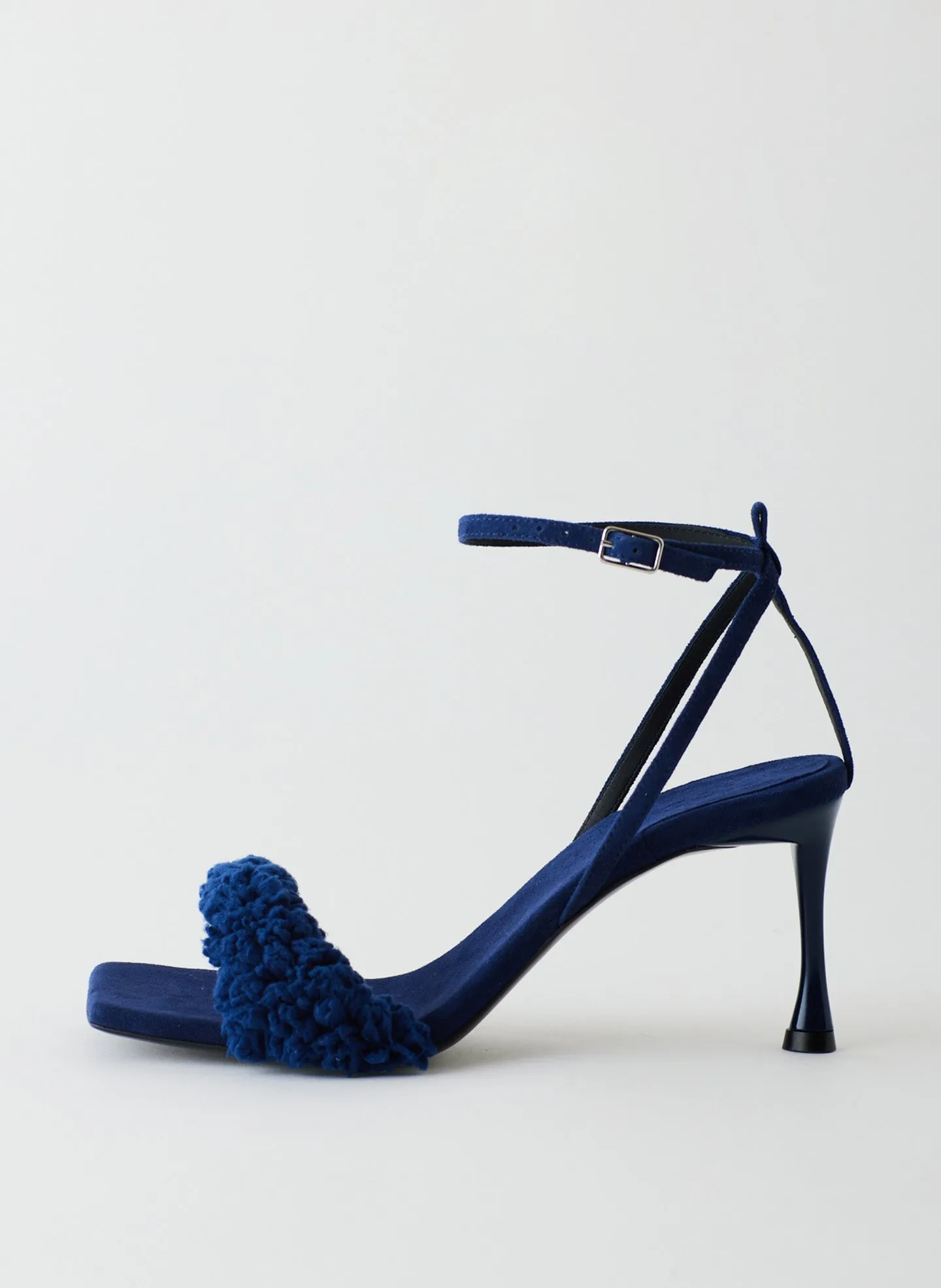 Hugh Suede & Faux Shearling Sandal sold by Tibi