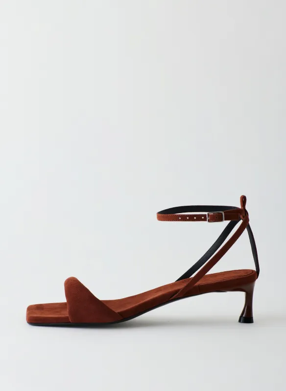 Cameron Suede Sandal made by Tibi