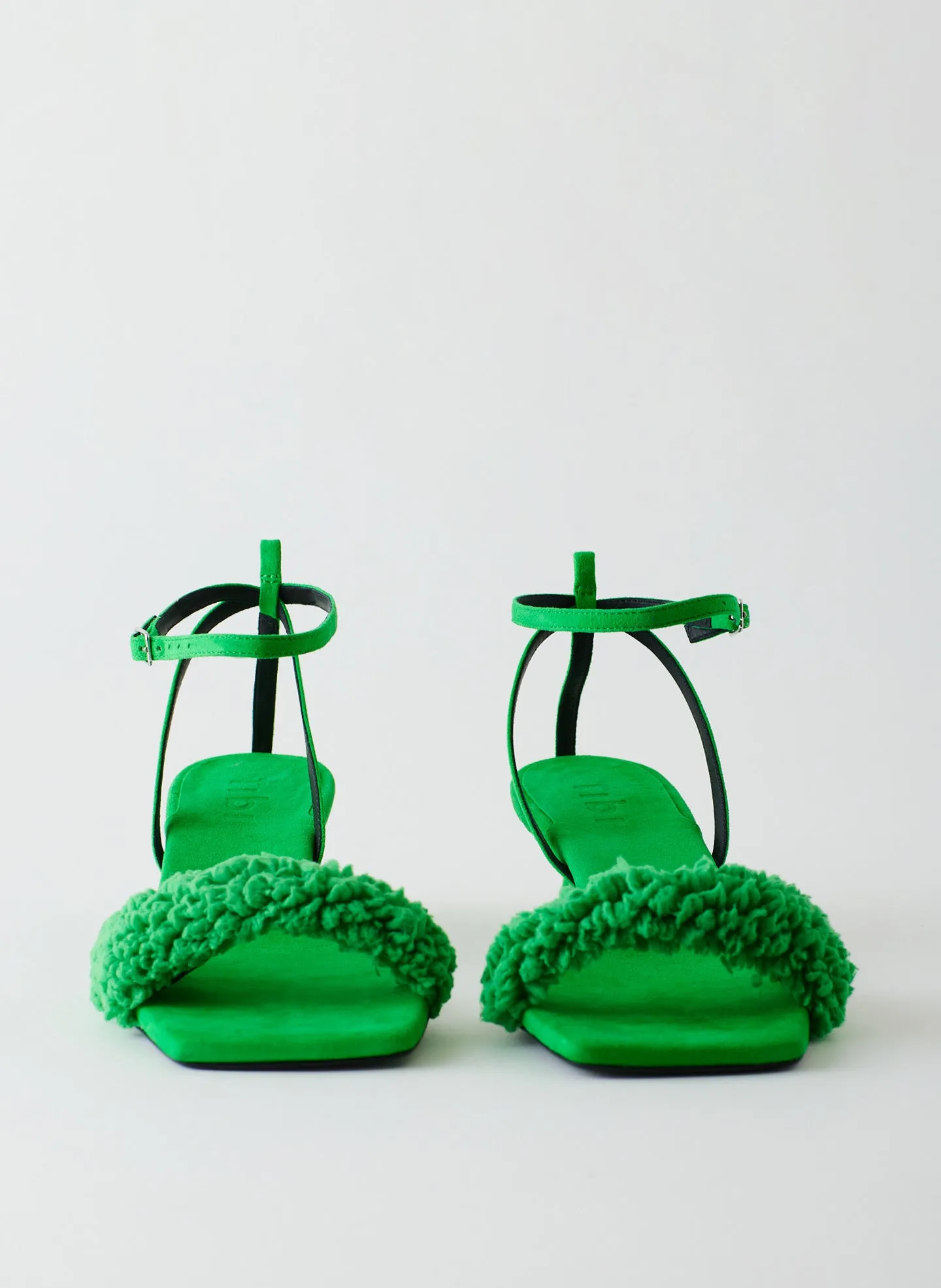 Cameron Suede & Faux Shearling Sandal sold by Tibi product image thumbnail 4