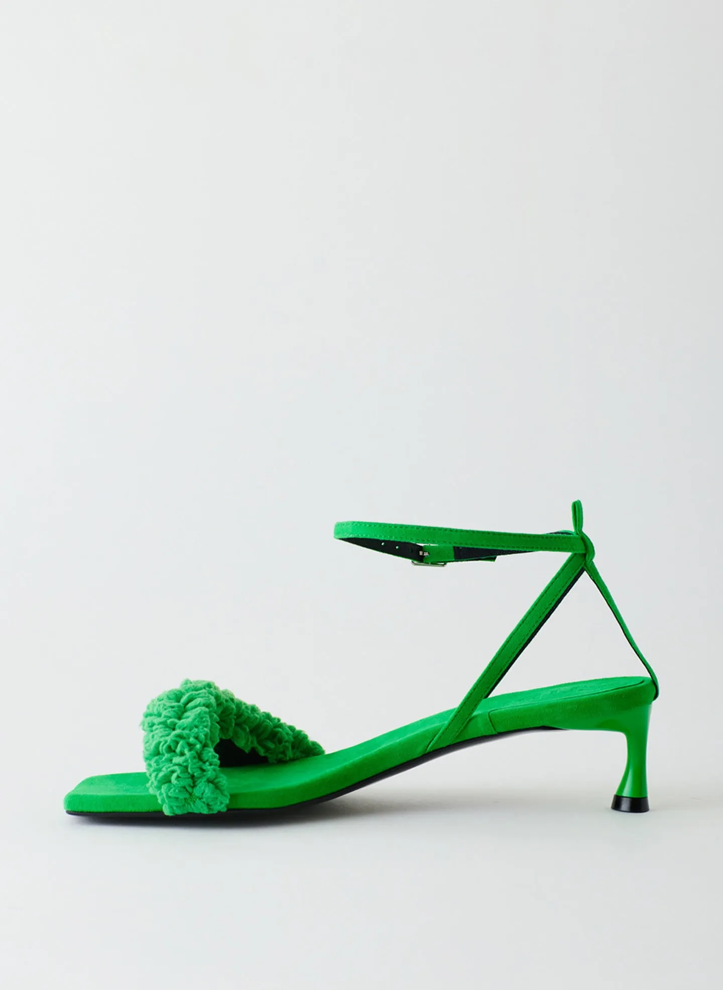 Cameron Suede & Faux Shearling Sandal sold by Tibi product image thumbnail 3