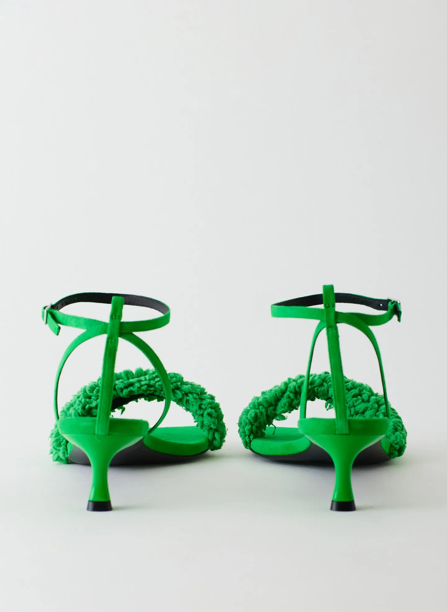 Cameron Suede & Faux Shearling Sandal sold by Tibi product image thumbnail 5