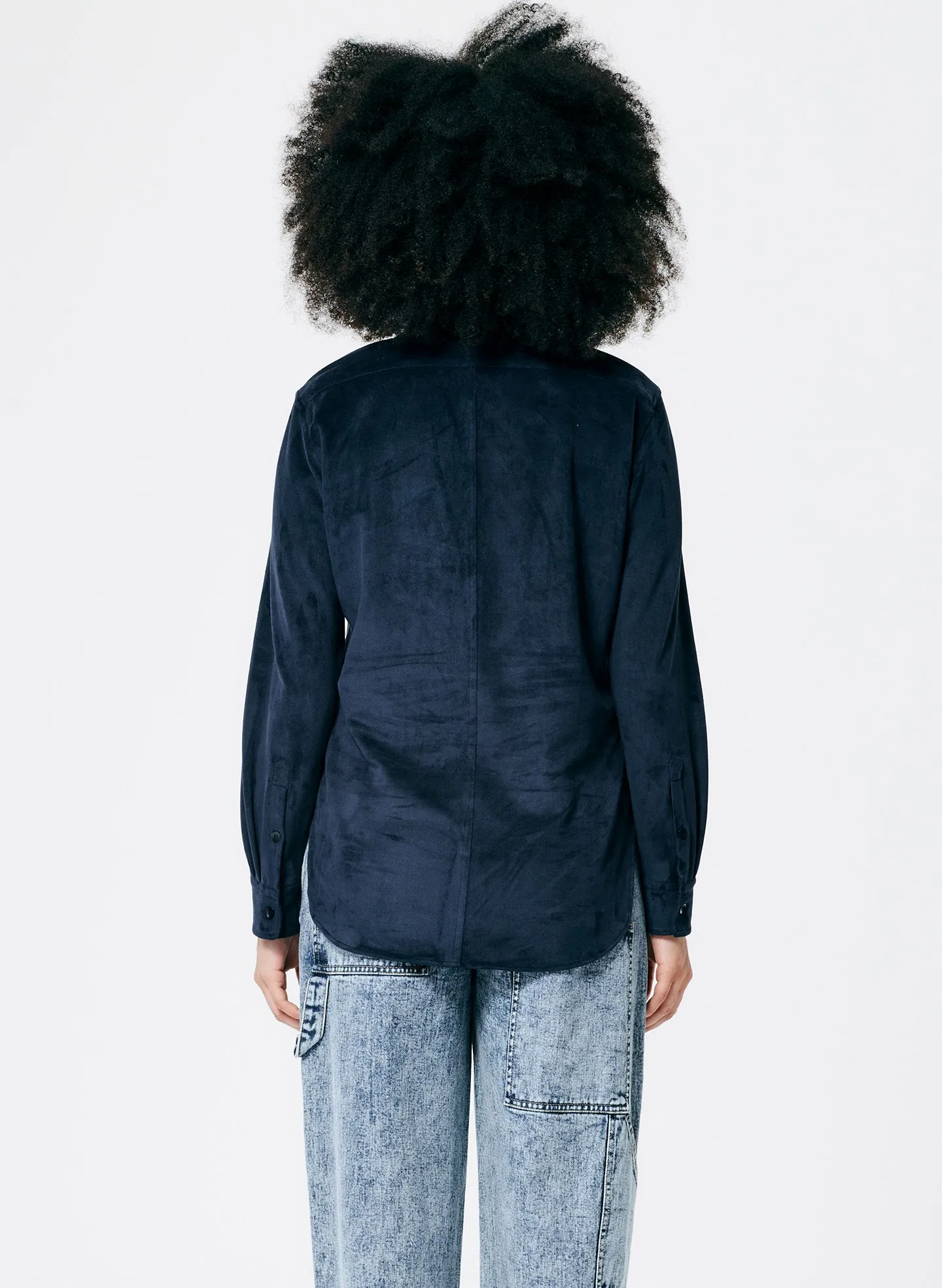 Ultrasuede Charlie Slim Men's Shirt sold by Tibi product image thumbnail 5