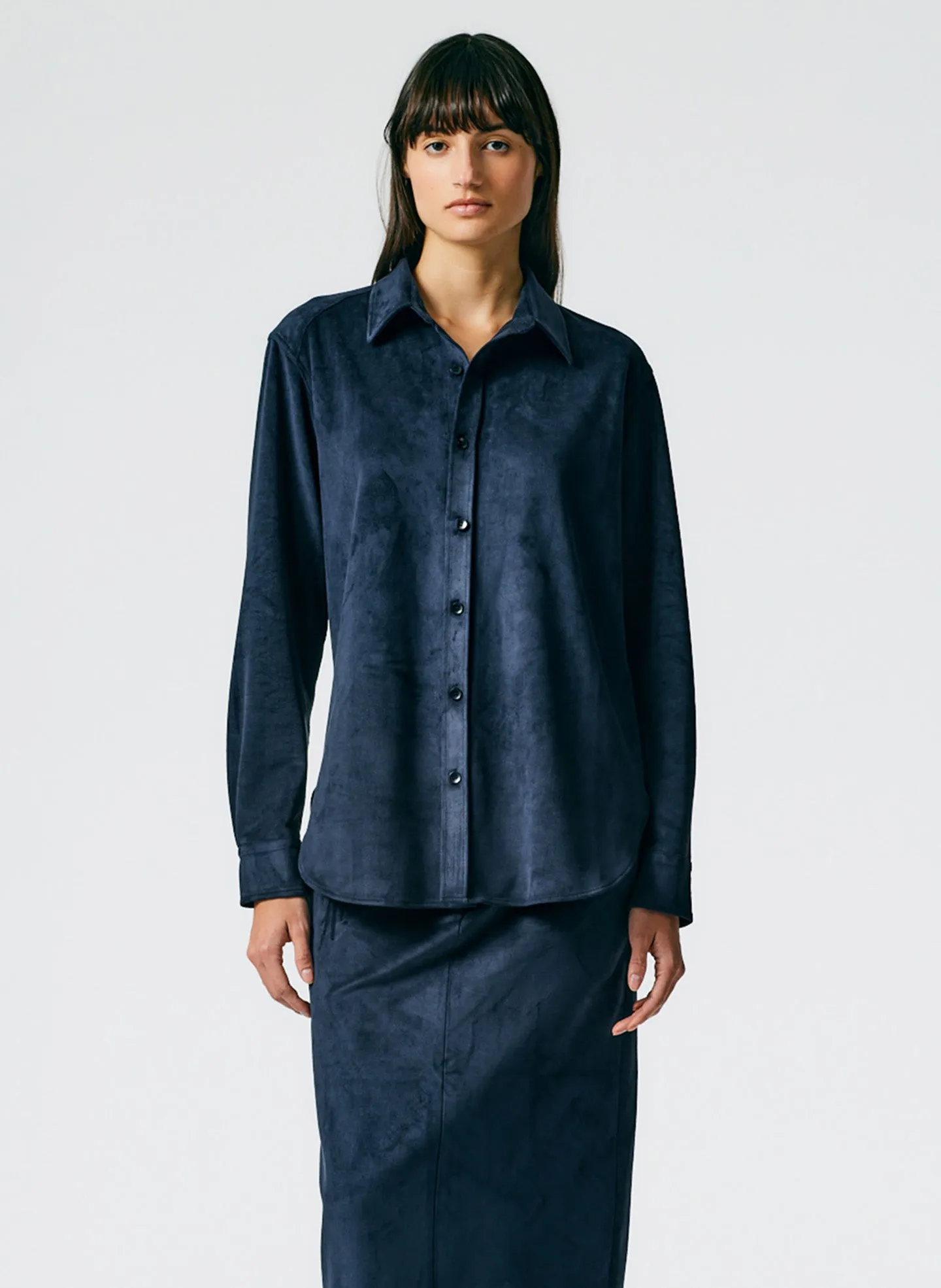 Ultrasuede Charlie Slim Men's Shirt sold by Tibi product image thumbnail 2