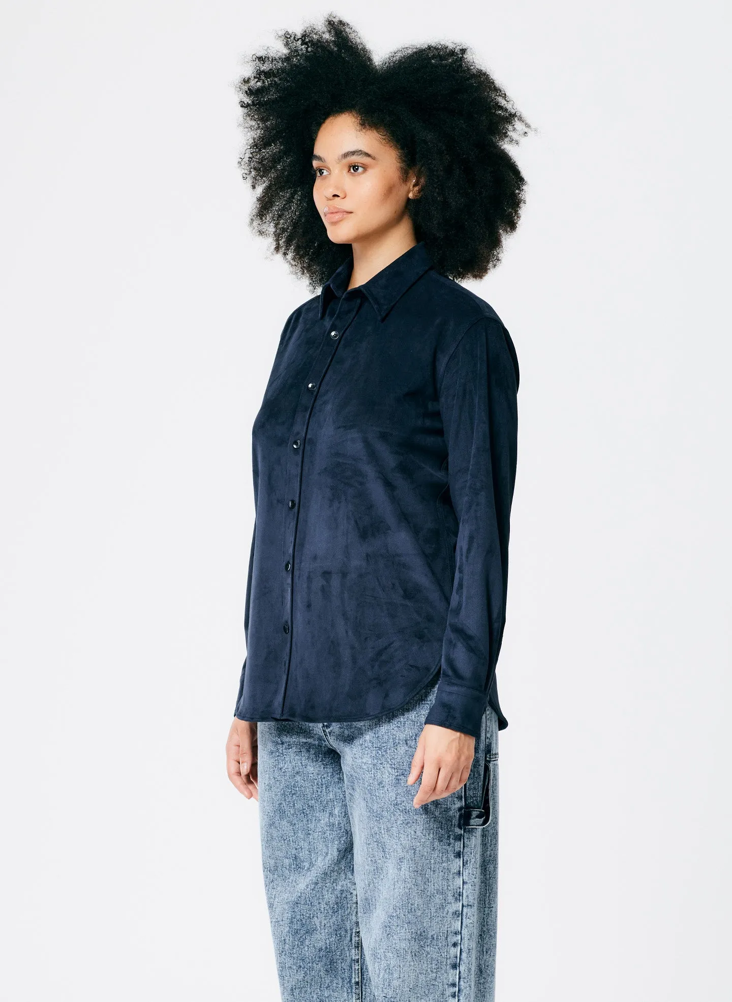 Ultrasuede Charlie Slim Men's Shirt sold by Tibi product image thumbnail 4