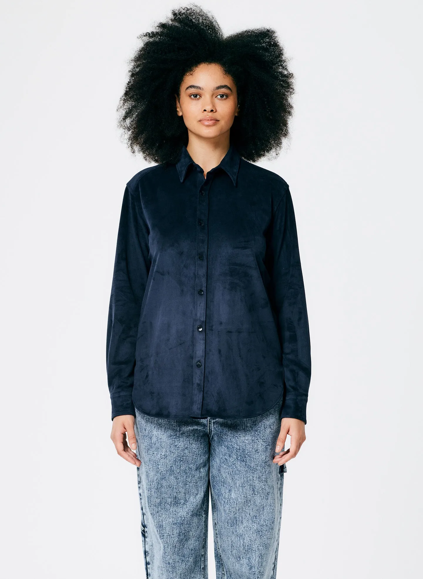 Ultrasuede Charlie Slim Men's Shirt sold by Tibi product image thumbnail 3