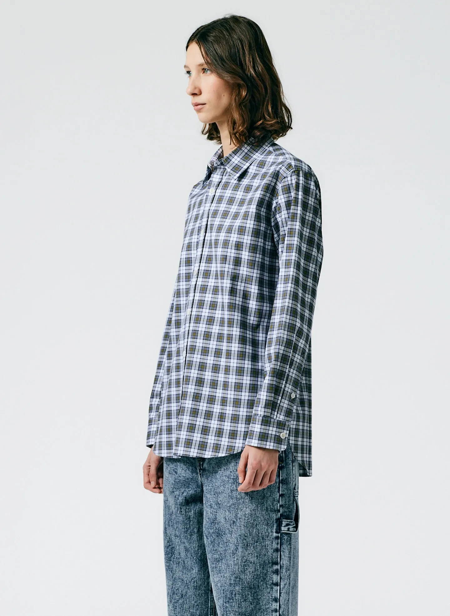 Reynolds Plaid Charlie Men's Slim Shirt sold by Tibi product image thumbnail 2
