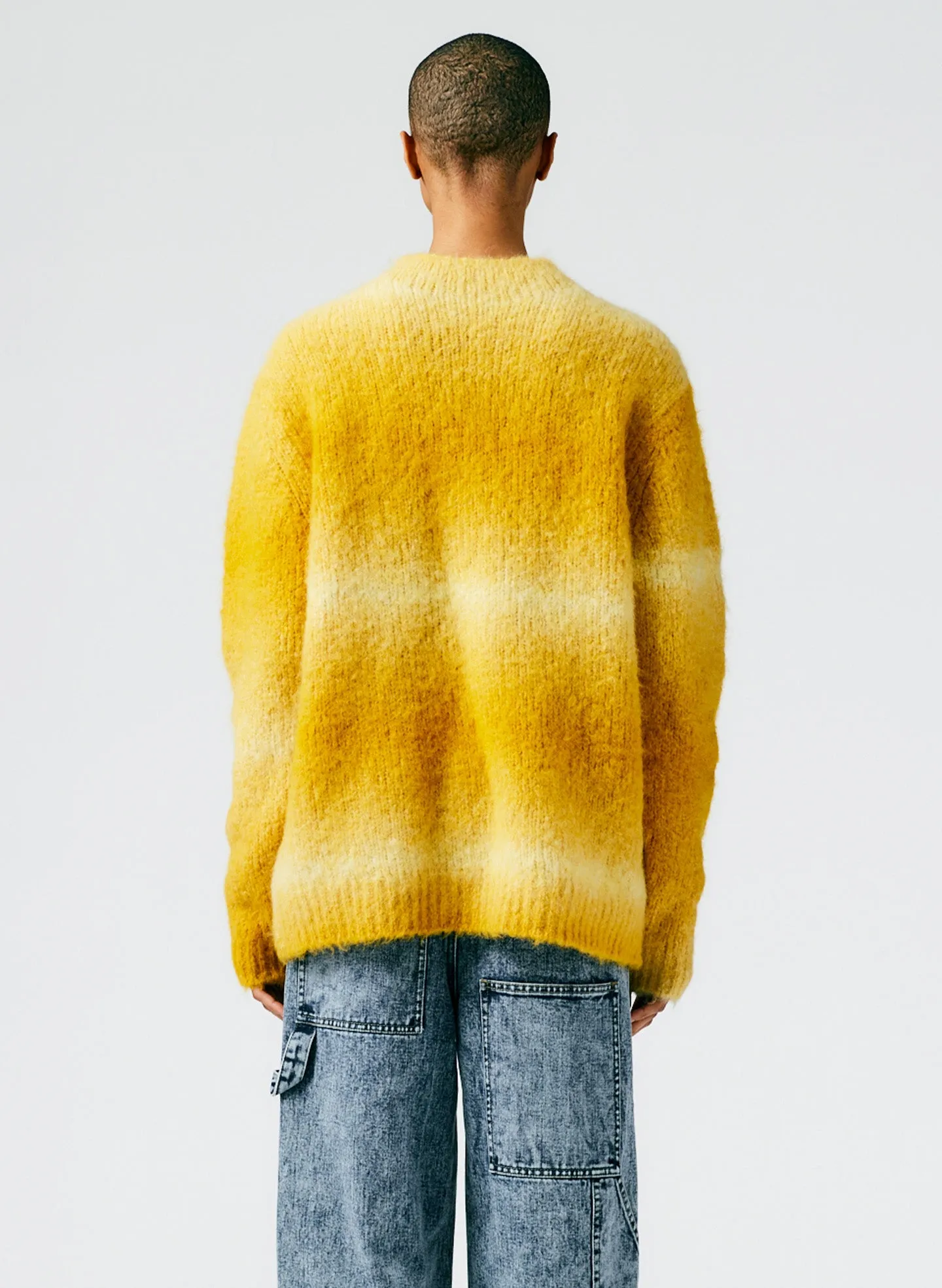 Ombre Superfine Alpaca Funnel Neck Pullover sold by Tibi product image thumbnail 5