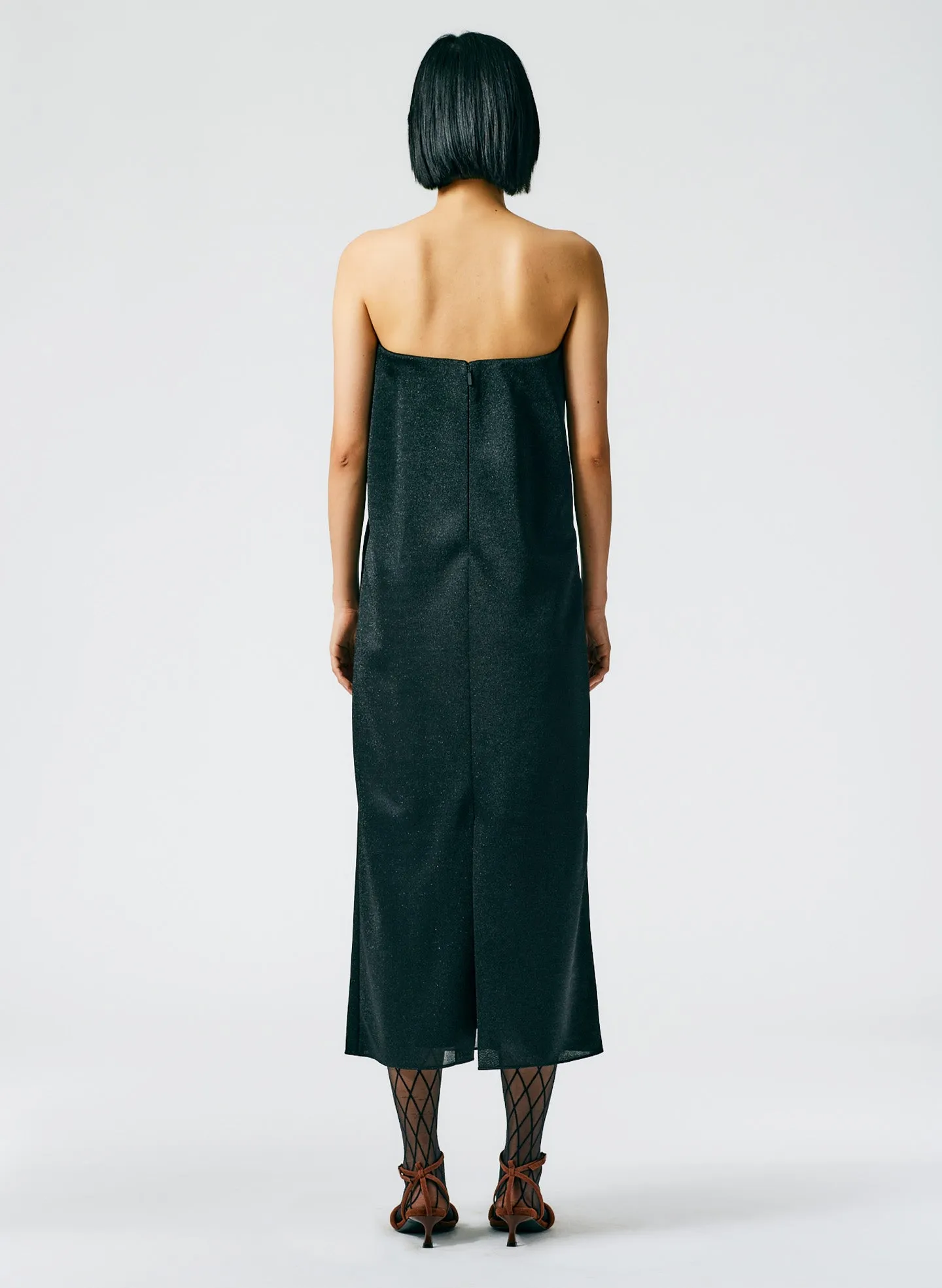 Lurex Haze Strapless Dress sold by Tibi product image thumbnail 5
