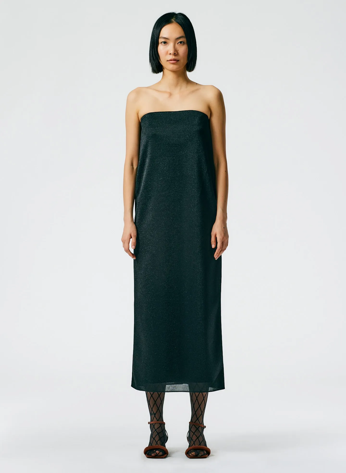 Lurex Haze Strapless Dress sold by Tibi product image thumbnail 3