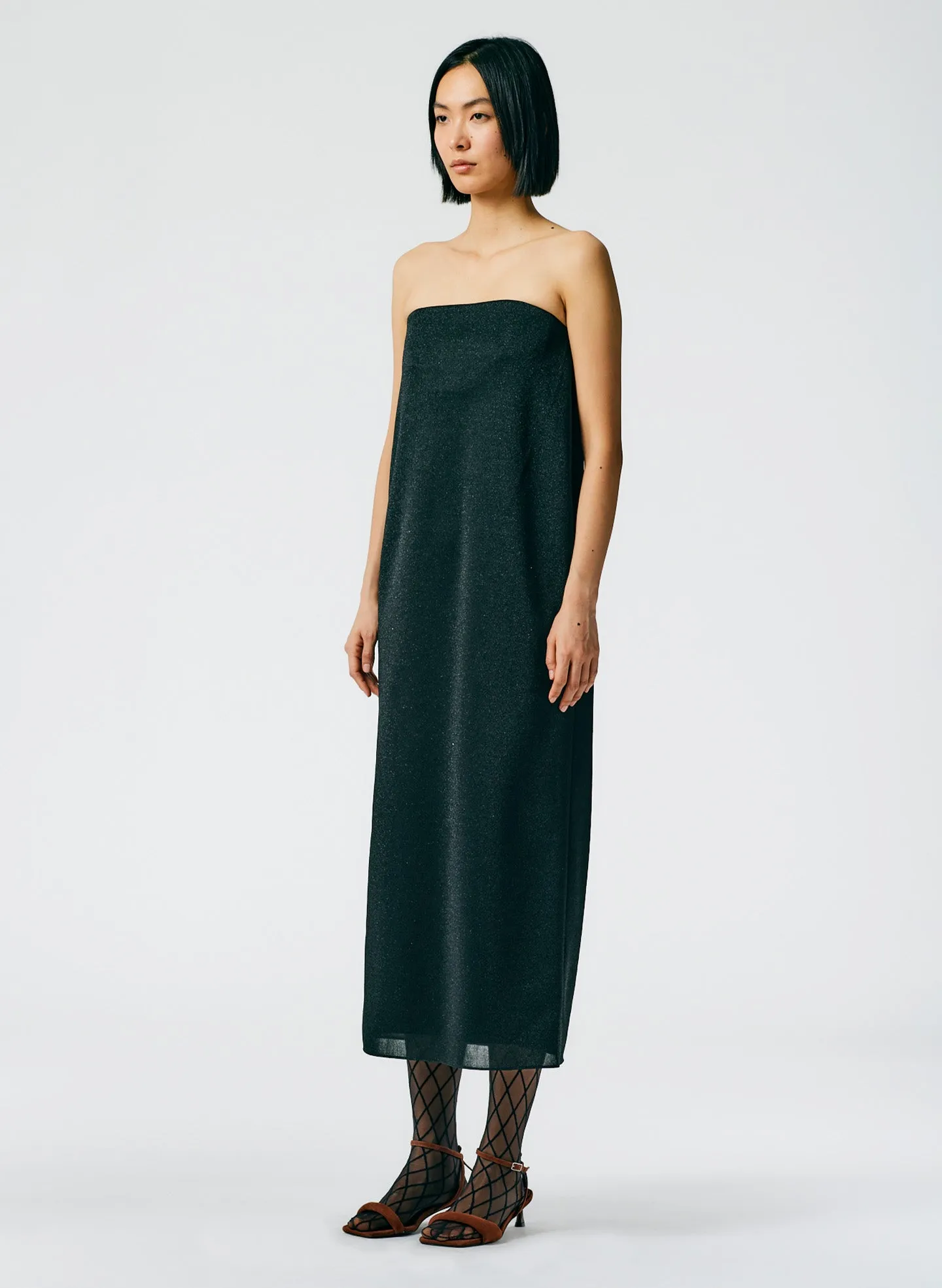 Lurex Haze Strapless Dress sold by Tibi product image thumbnail 4