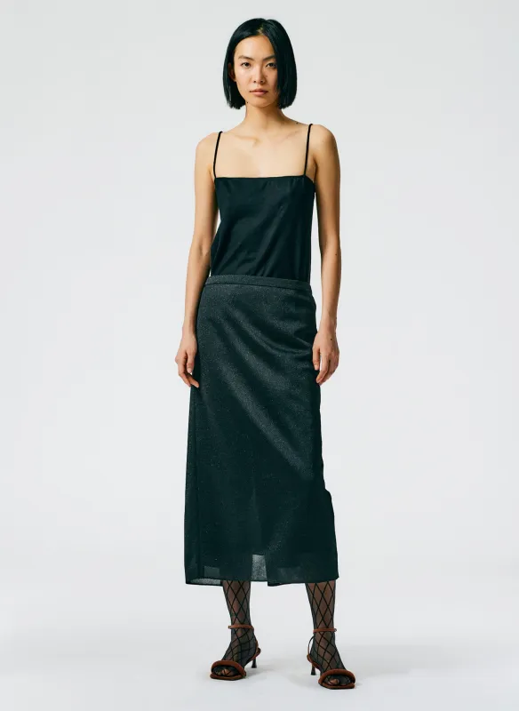 Lurex Haze Pencil Skirt sold by Tibi
