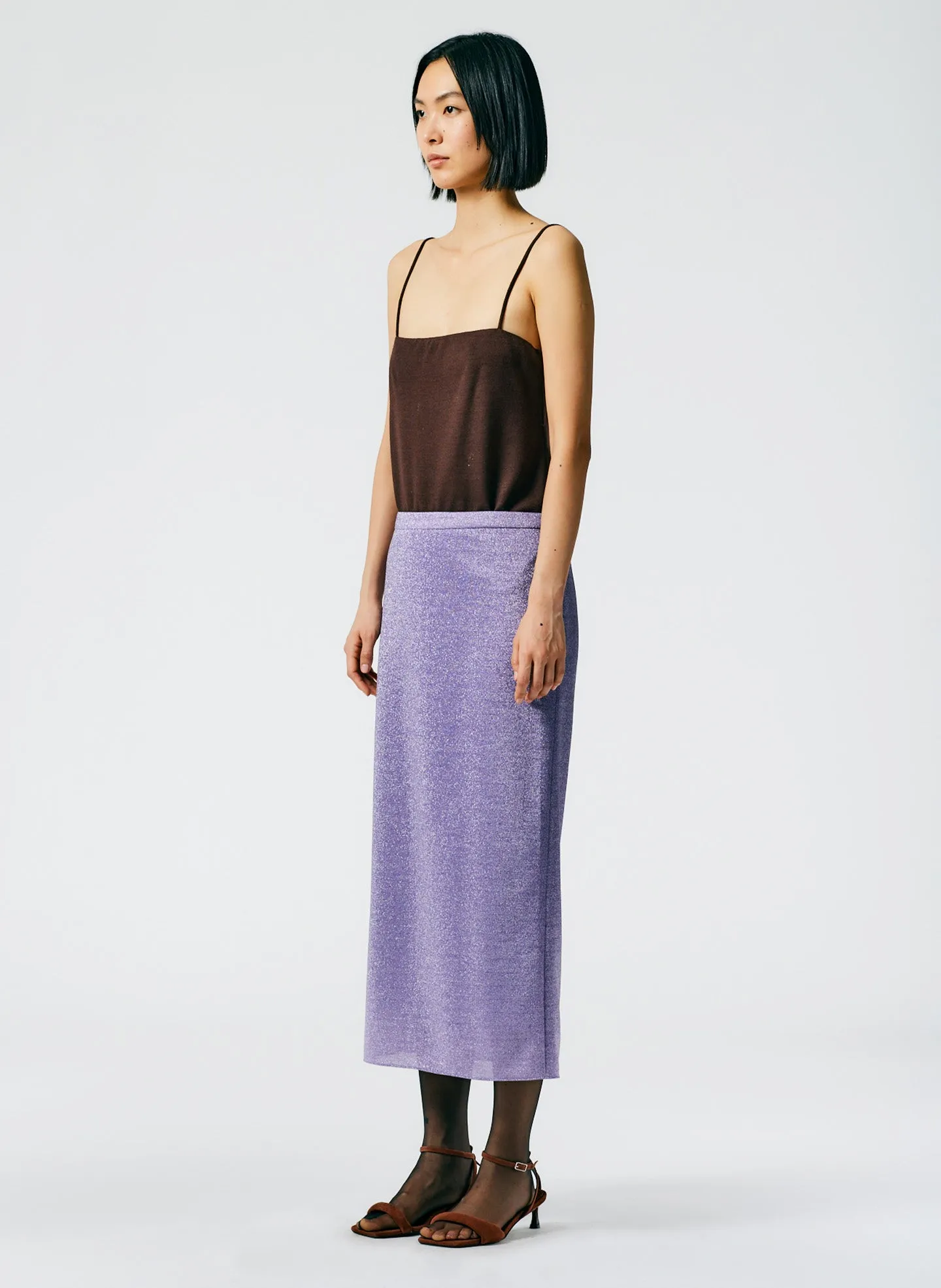 Lurex Haze Pencil Skirt sold by Tibi product image thumbnail 4