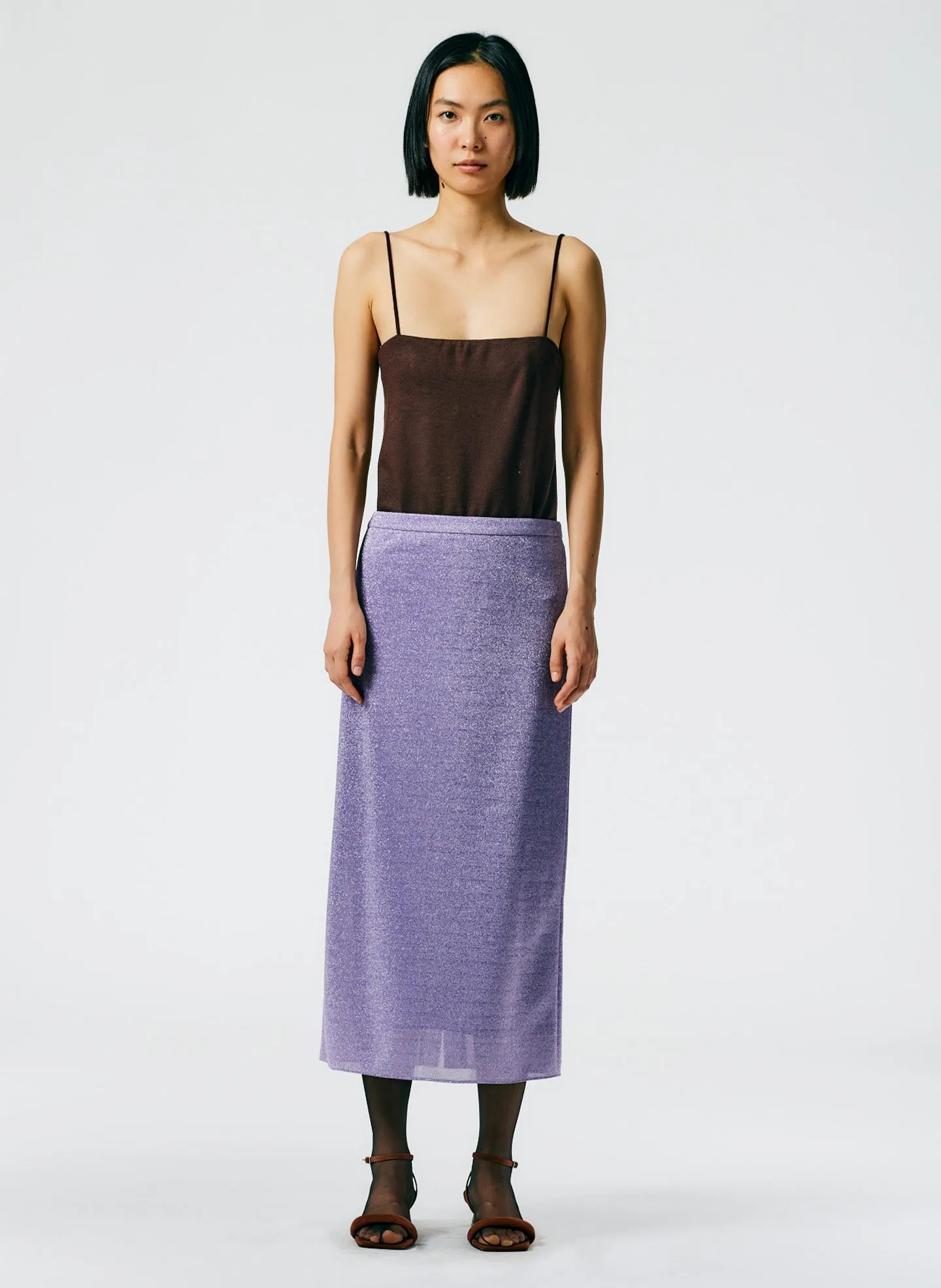 Lurex Haze Pencil Skirt sold by Tibi product image thumbnail 3