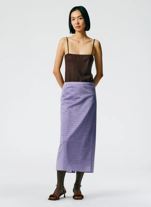 Lurex Haze Pencil Skirt made by Tibi