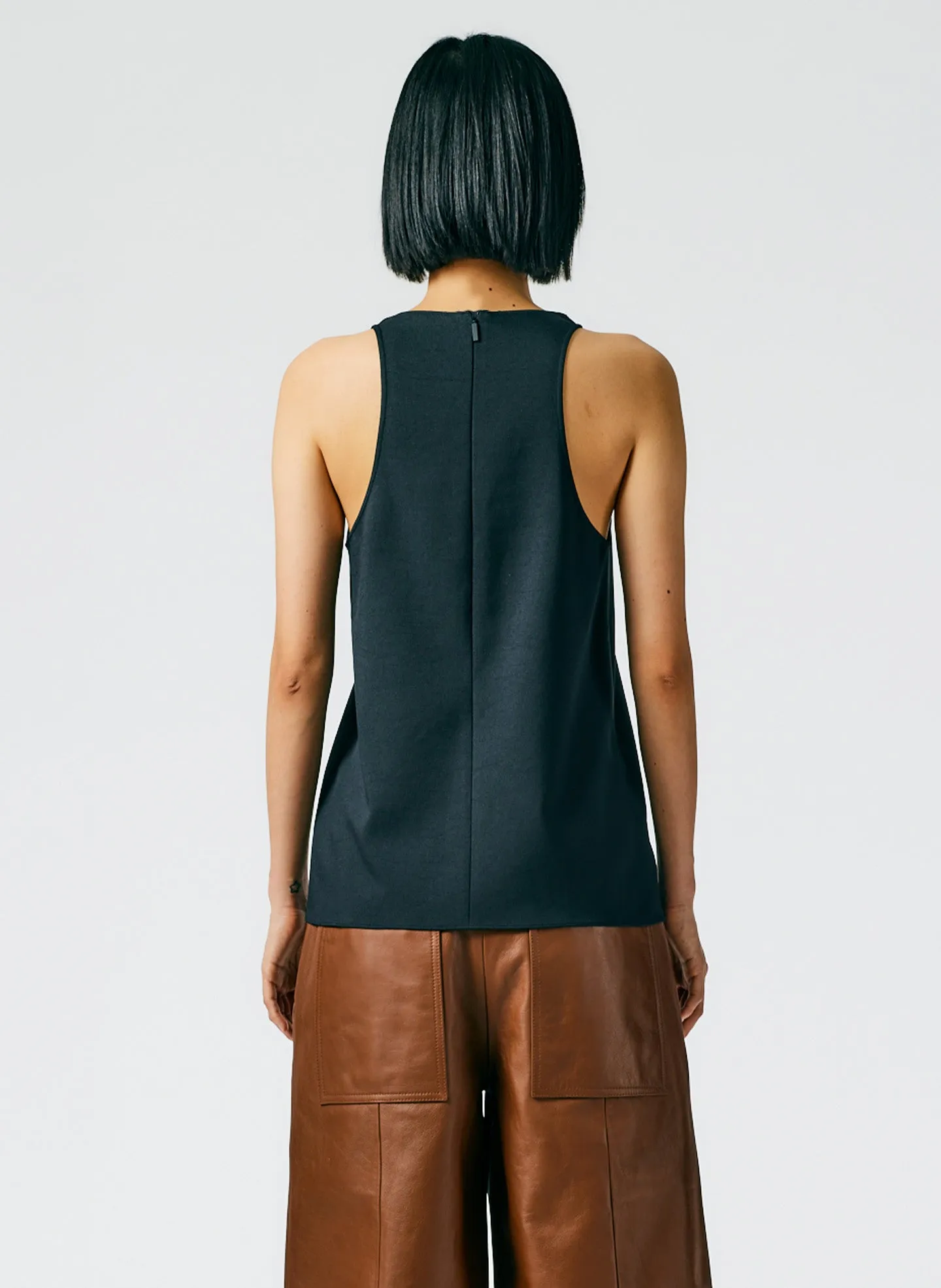 Chalky Drape Squiggly Tank sold by Tibi product image thumbnail 4