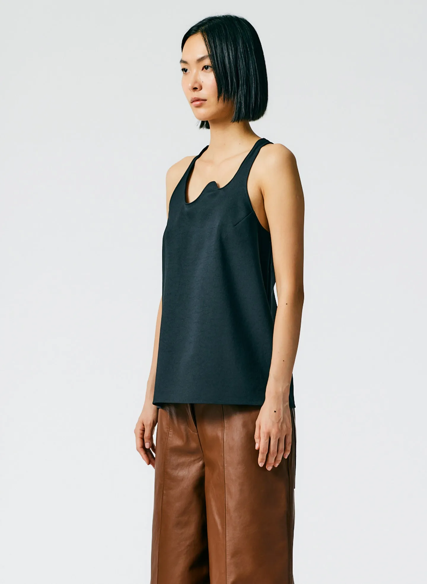 Chalky Drape Squiggly Tank sold by Tibi product image thumbnail 3