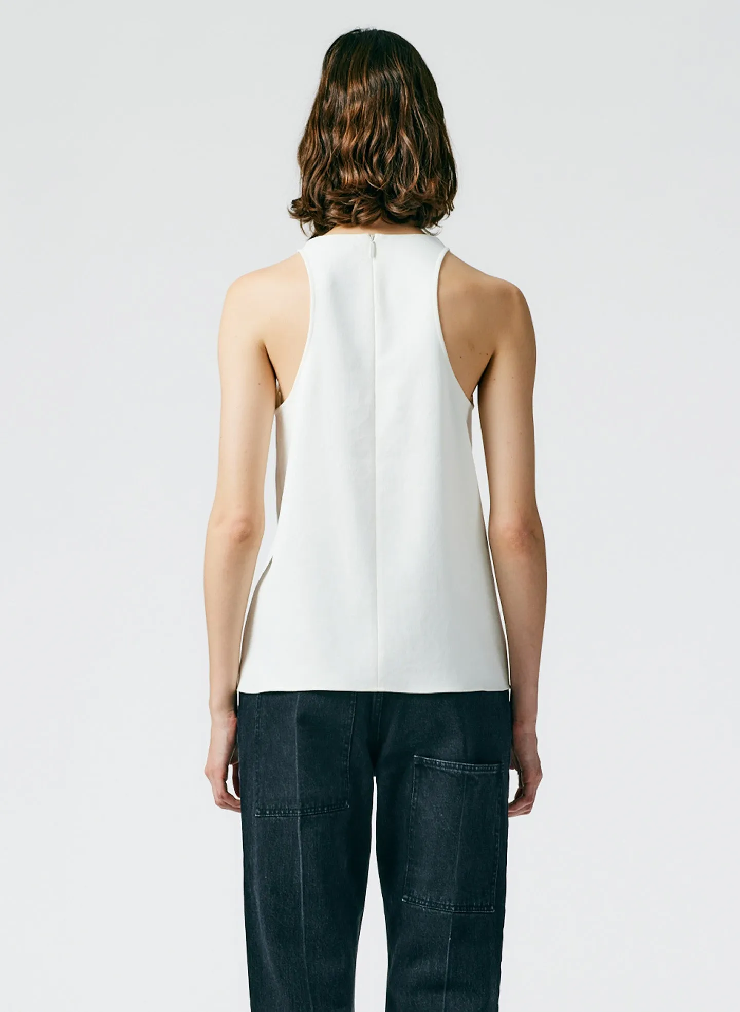 Chalky Drape Squiggly Tank sold by Tibi product image thumbnail 4