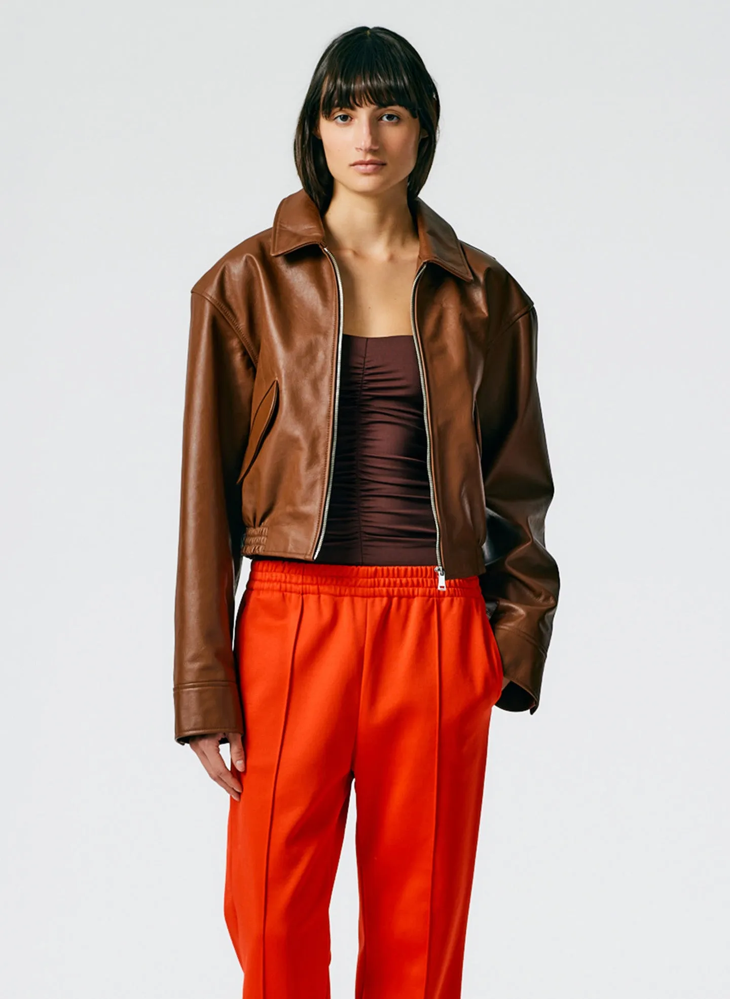 Aviator Leather Jacket sold by Tibi