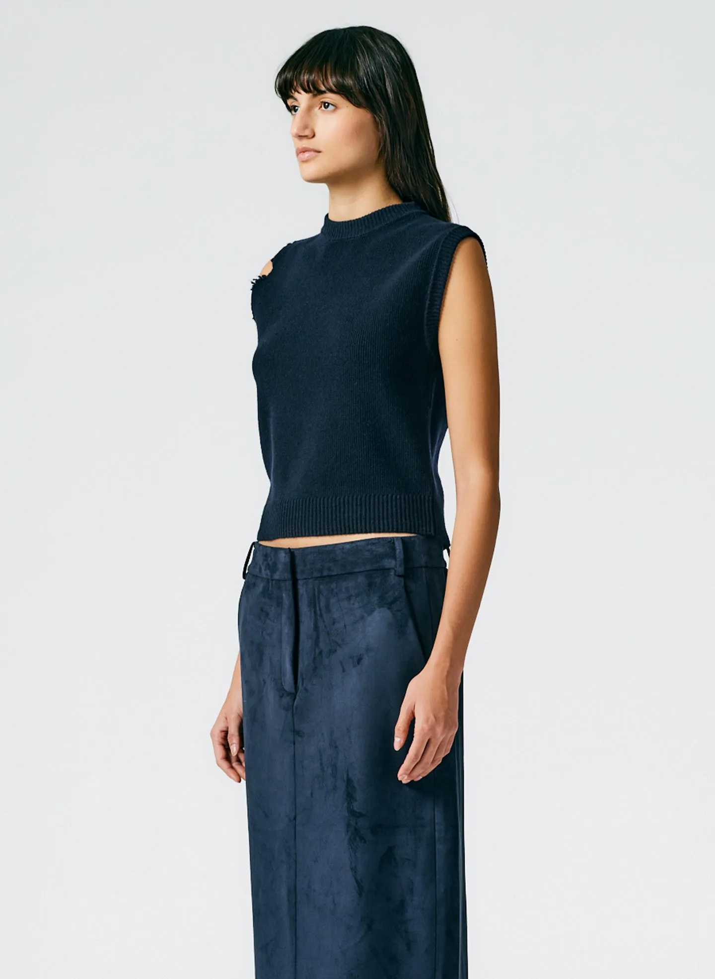 Anna Merino Wool Minime Distressed Vest sold by Tibi product image thumbnail 4