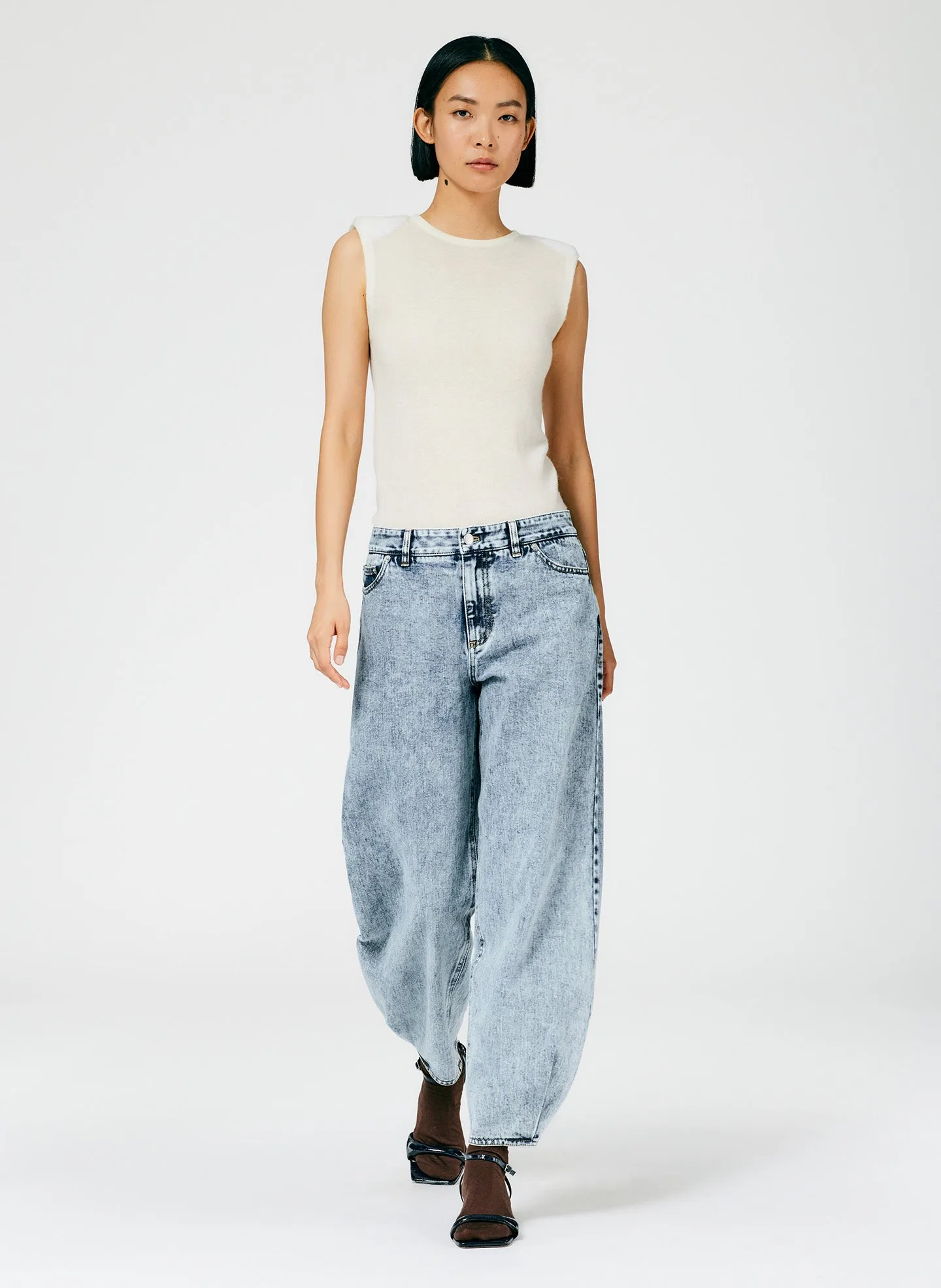 Acid Wash Denim Brancusi Jean - Regular sold by Tibi