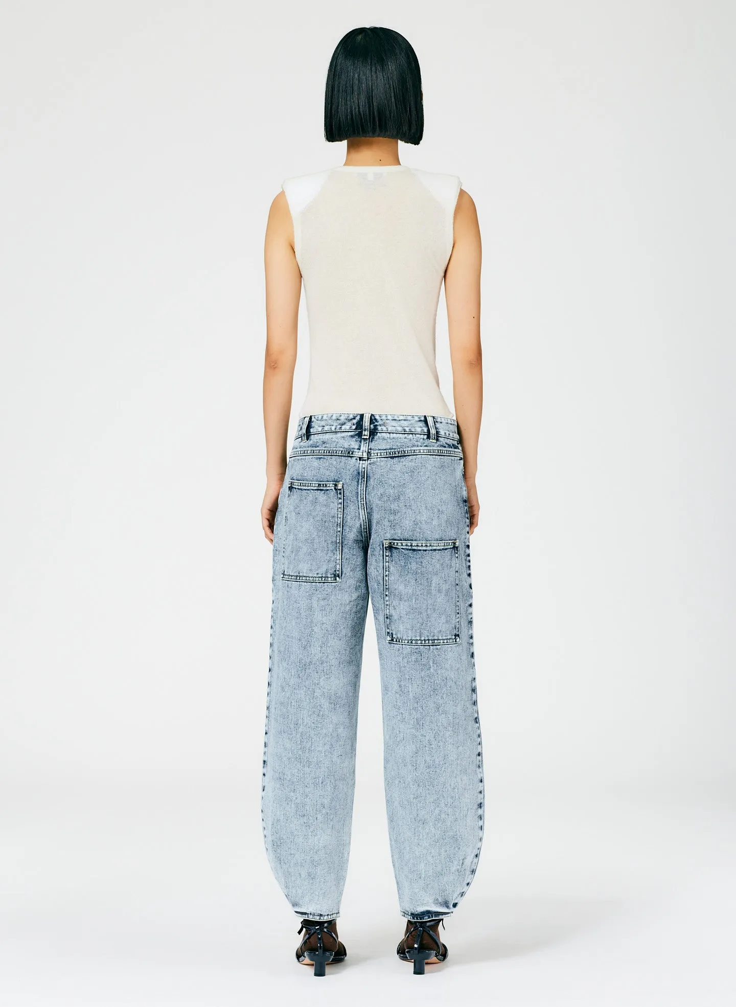 Acid Wash Denim Brancusi Jean - Regular sold by Tibi product image thumbnail 4