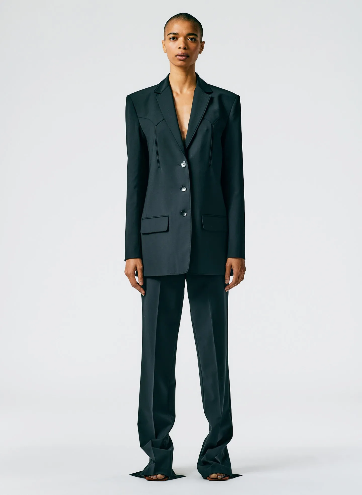 Tropical Wool Western Blazer sold by Tibi product image thumbnail 4