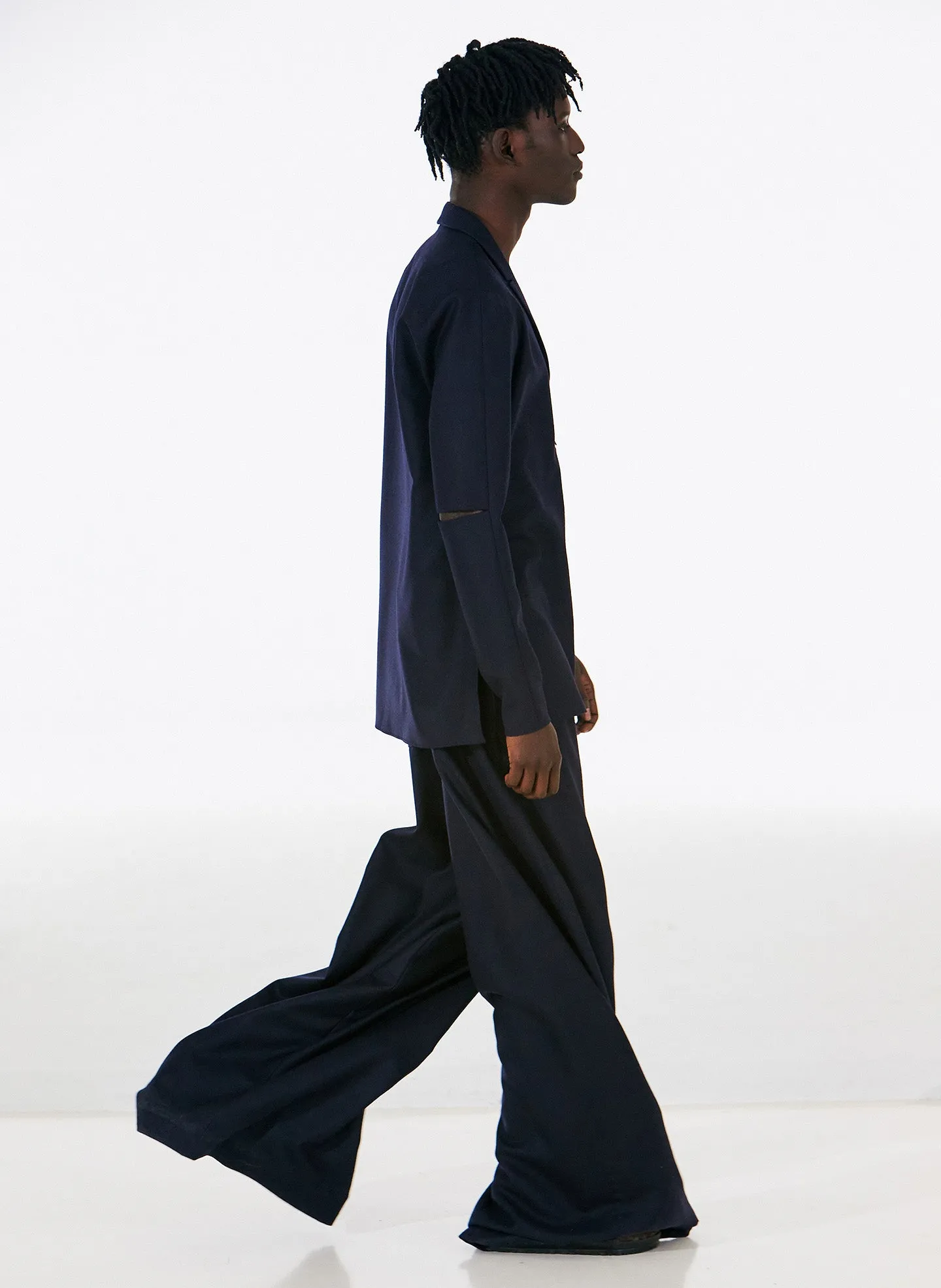 Superfine Wool Flannel Murray Trouser sold by Tibi product image thumbnail 2