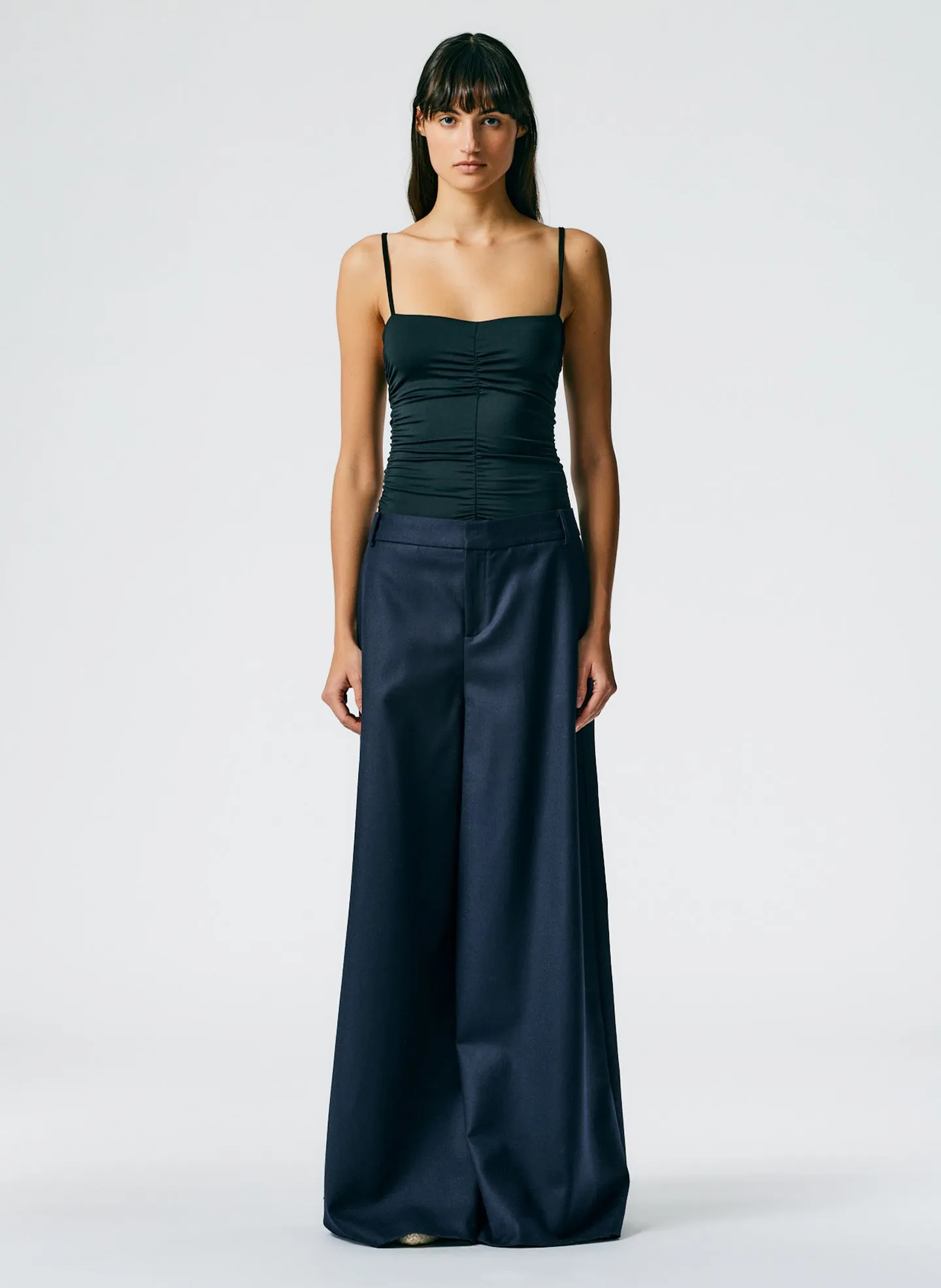 Superfine Wool Flannel Murray Trouser sold by Tibi product image thumbnail 3