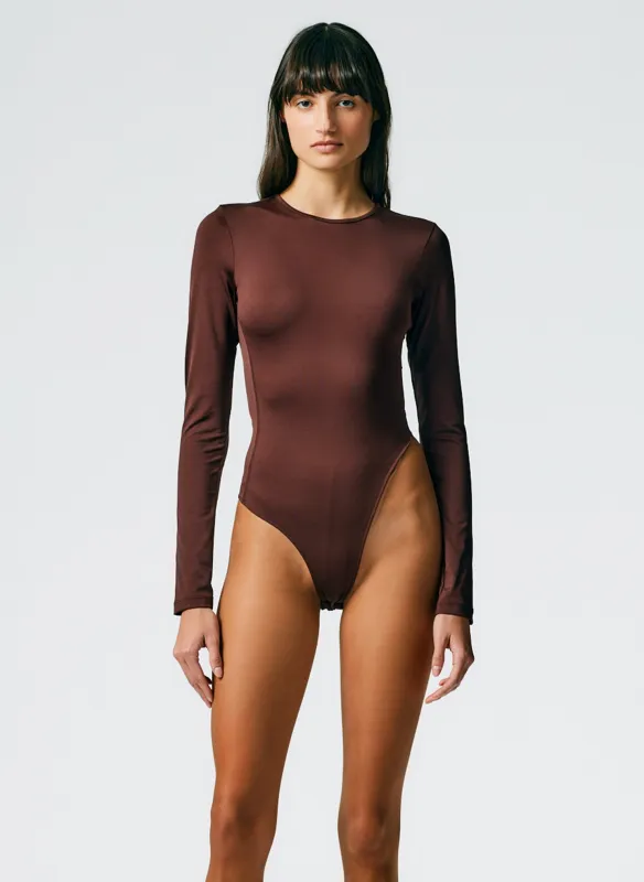 Stretch Cut Out Bodysuit sold by Tibi