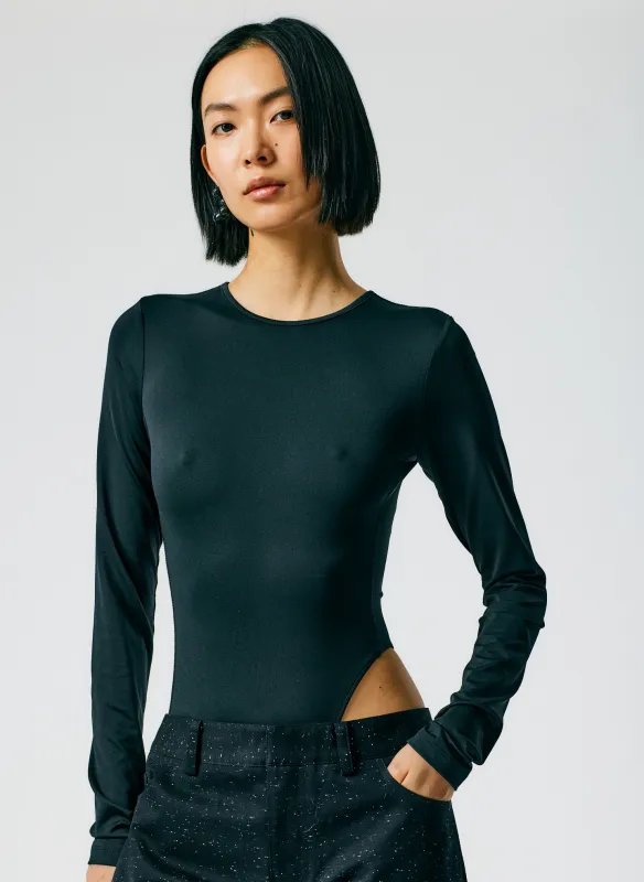 Stretch Cut Out Bodysuit sold by Tibi