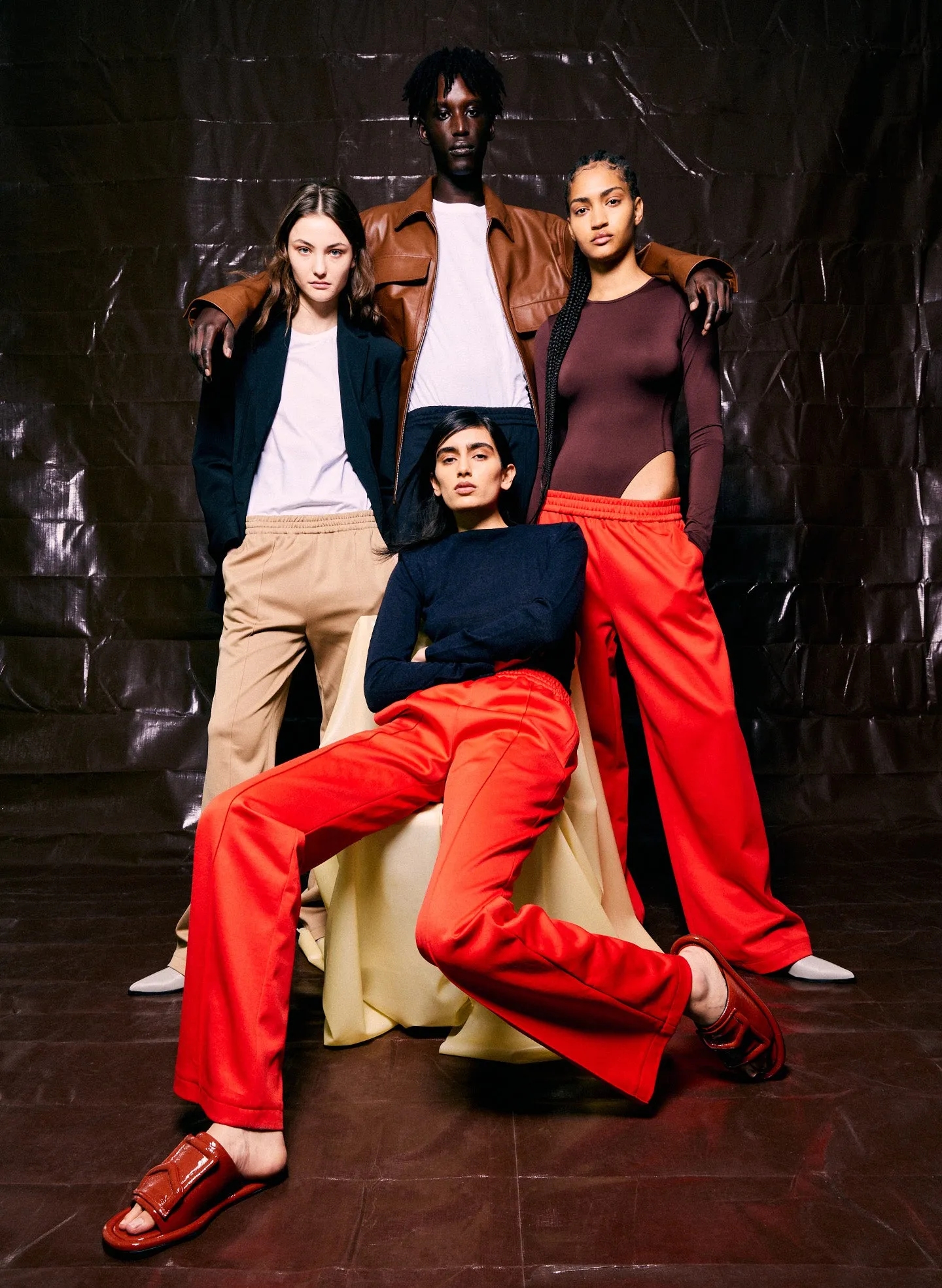 Stretch Cut Out Bodysuit sold by Tibi product image thumbnail 2