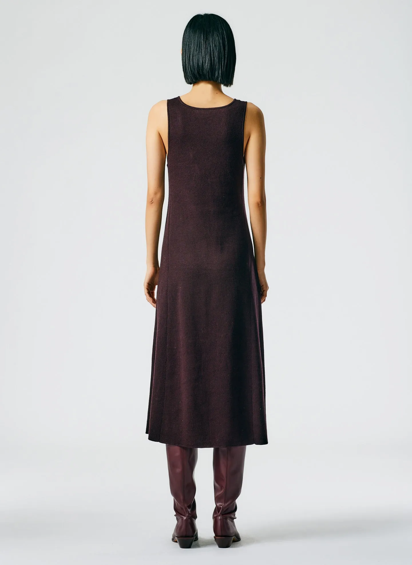Organic Cotton Tencel V-Neck Cami Dress sold by Tibi product image thumbnail 5